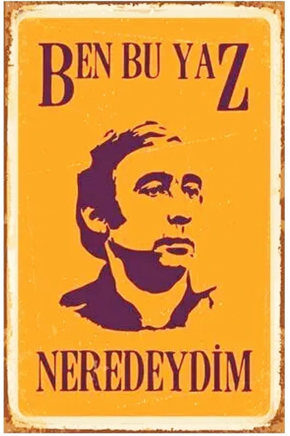 KDROĞLU KDROGLU Kuşe Kağıt Duvar Posteri Ben Bu Yaz Neredeydim Şener Şen Retro Vintage Drtr0010 New Des