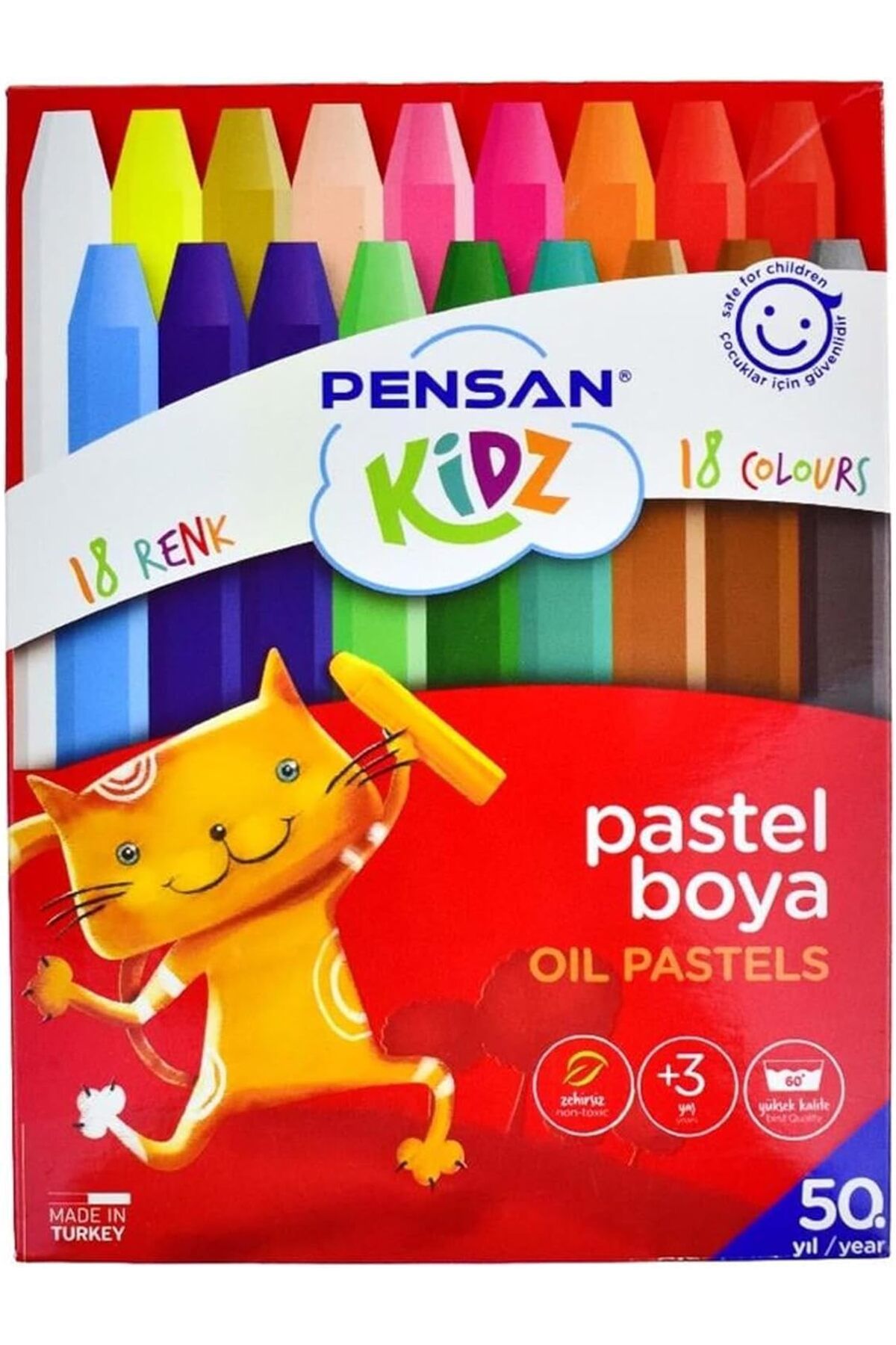 STOREMAX bystoreby Kidz Pastel Boya 18 Renk NewDesing 646268