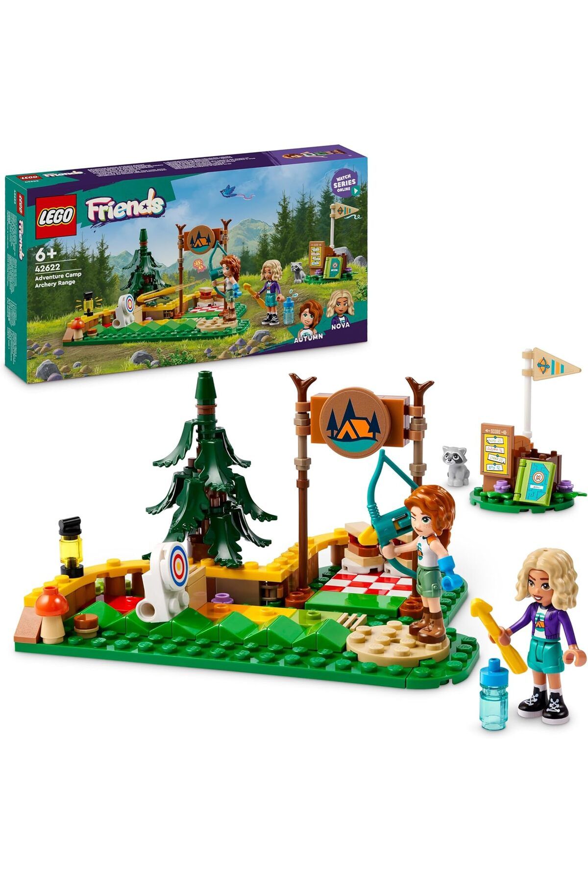 STOREMAX acelya Friends Macera Kampı Okçuluk Alanı 42622-6 Yaş ve Üzeri Çocuklar için Autumn ve Nova M