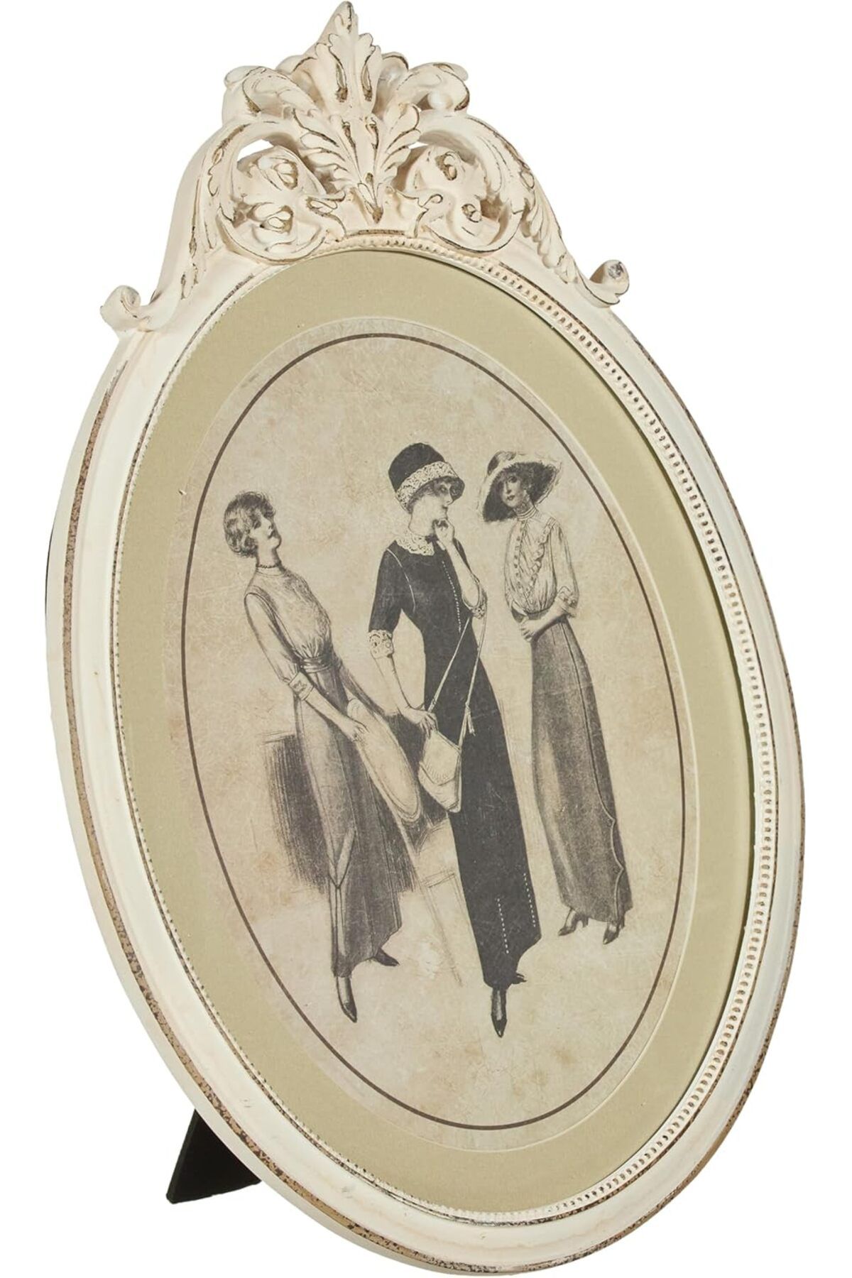KDROĞLU KDROGLU İnsan Figürlü Beyaz Çerçeve Tablo, 42x30 New Desing 1109836