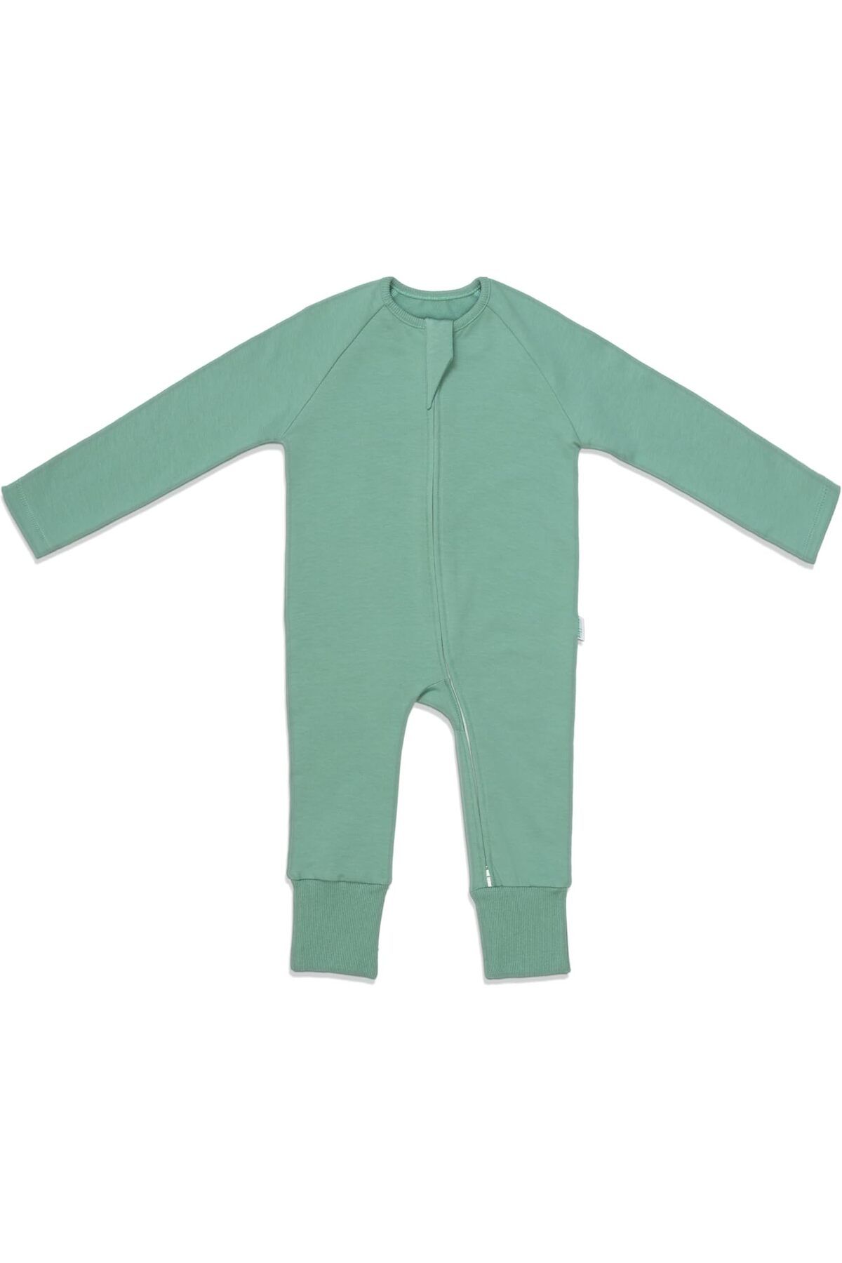 STOREMAX jvnnastore Pamuk Çocuk Ayaklı Uyku Tulumu - 1 TOG - (18-24 Ay) - Mint Yeşili 646268