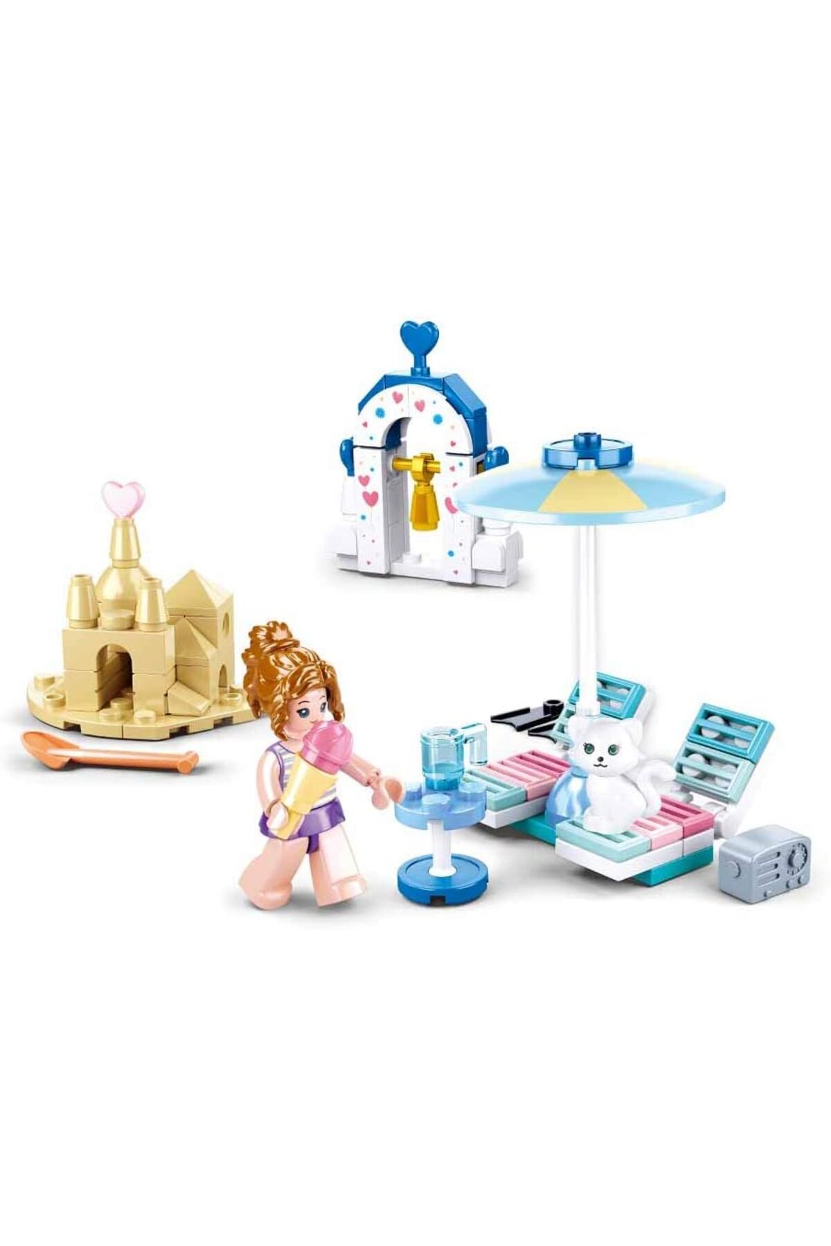 STOREMAX lvnmblya Girl's Dream Sahil Partisi Yapım Seti, 102 Parça Shop Deesing 224120