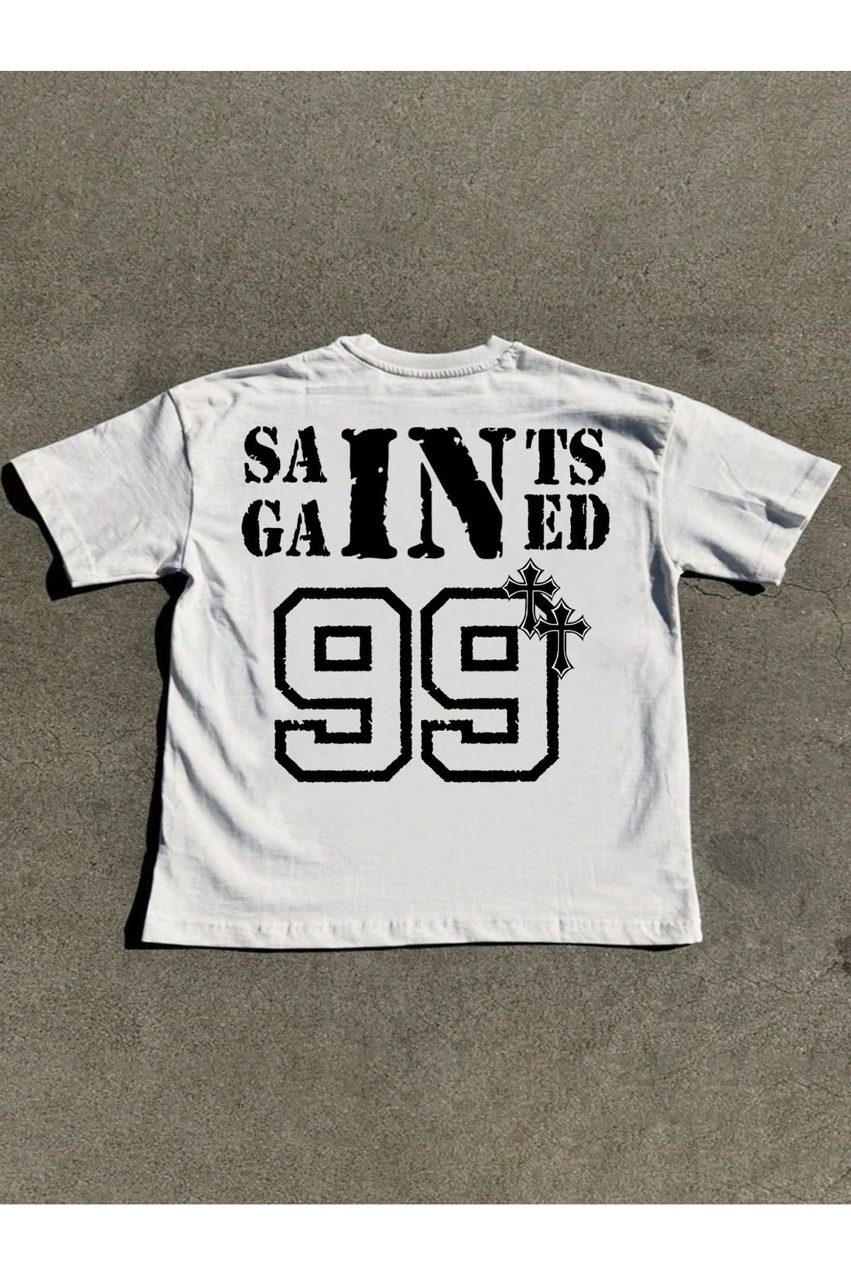 sole stories Oversize Kesim Kısa Kollu Baskılı T-shirt