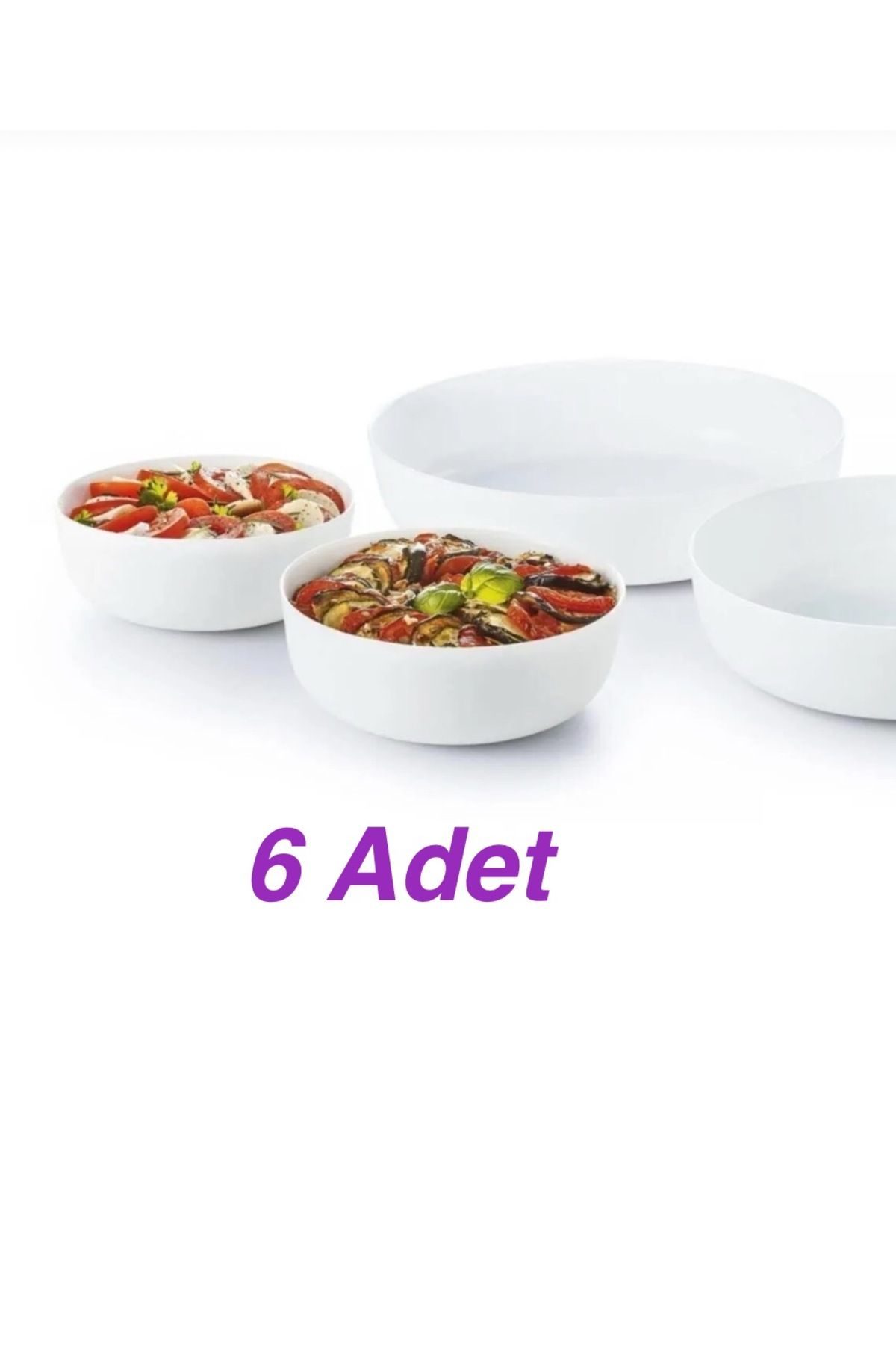 Luminarc Dıwalı Opal Fırın Ve Servis Kabı Kasesi 18cm 6 ADET