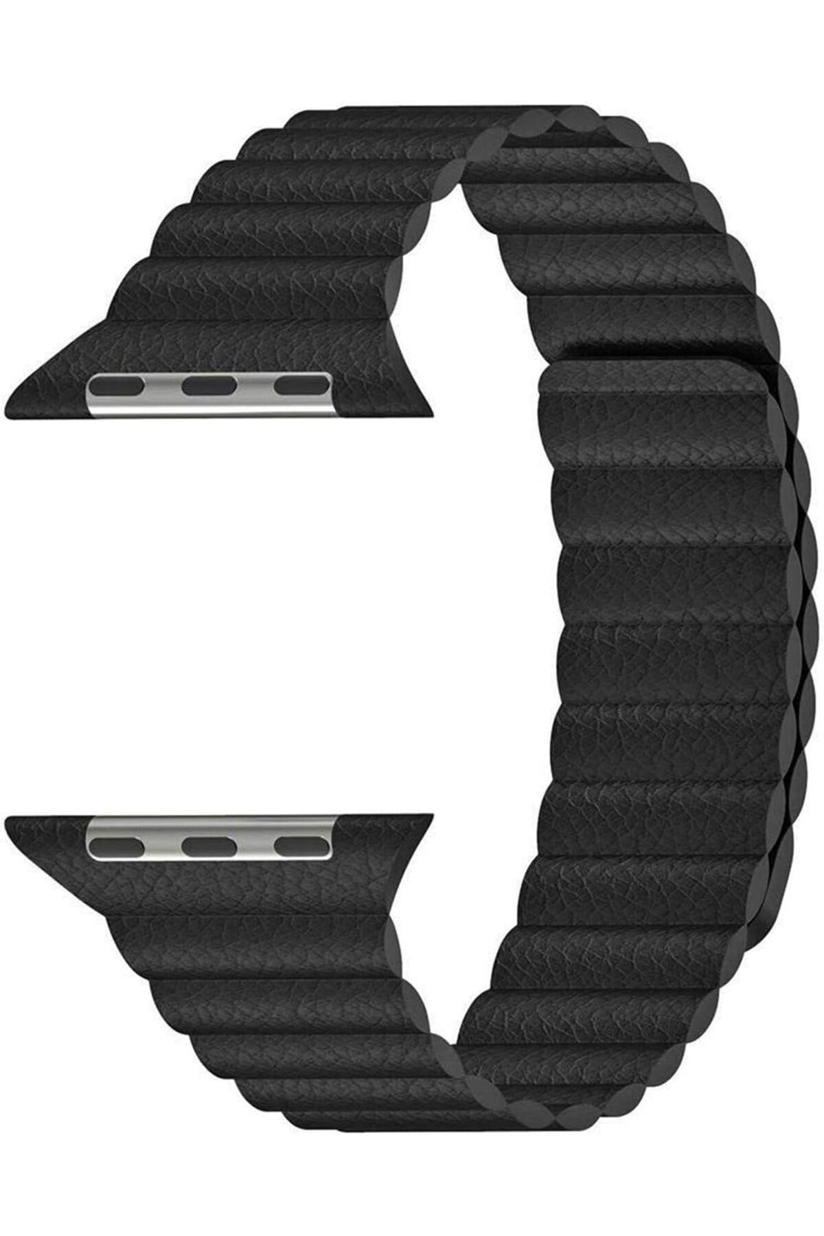 KDROĞLU KDROGLU Watch Series 2 38mm Twist Leather Loop için Kordon Siyah New Desing 1109836