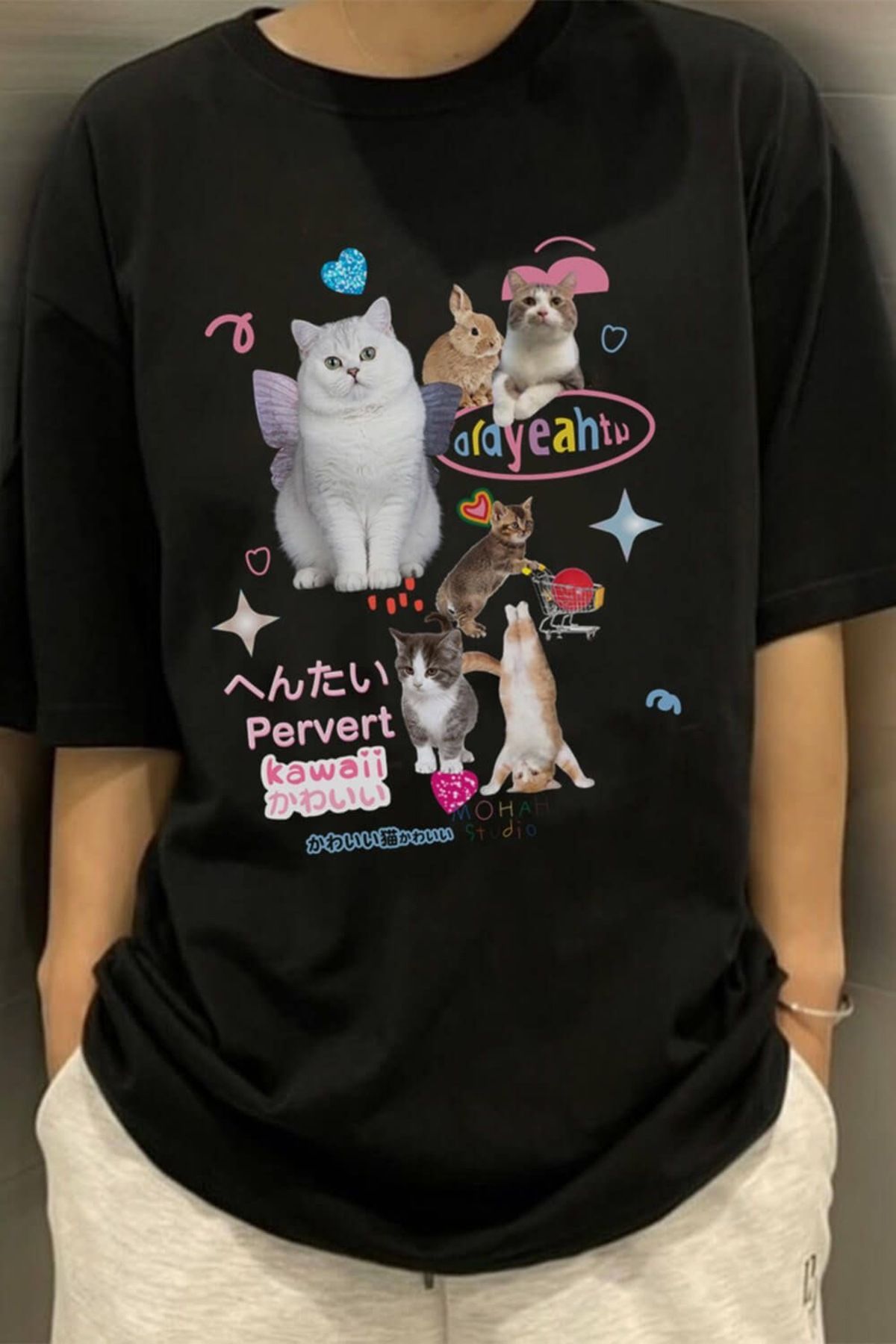 Jose Clothing Oversize Kesim Kısa Kollu Baskılı T-shirt