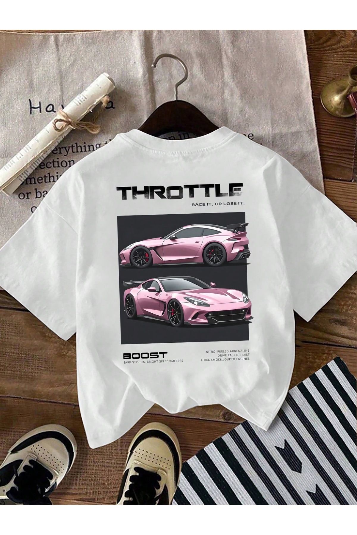 Jose Clothing Oversize Kesim Kısa Kollu Baskılı T-shirt