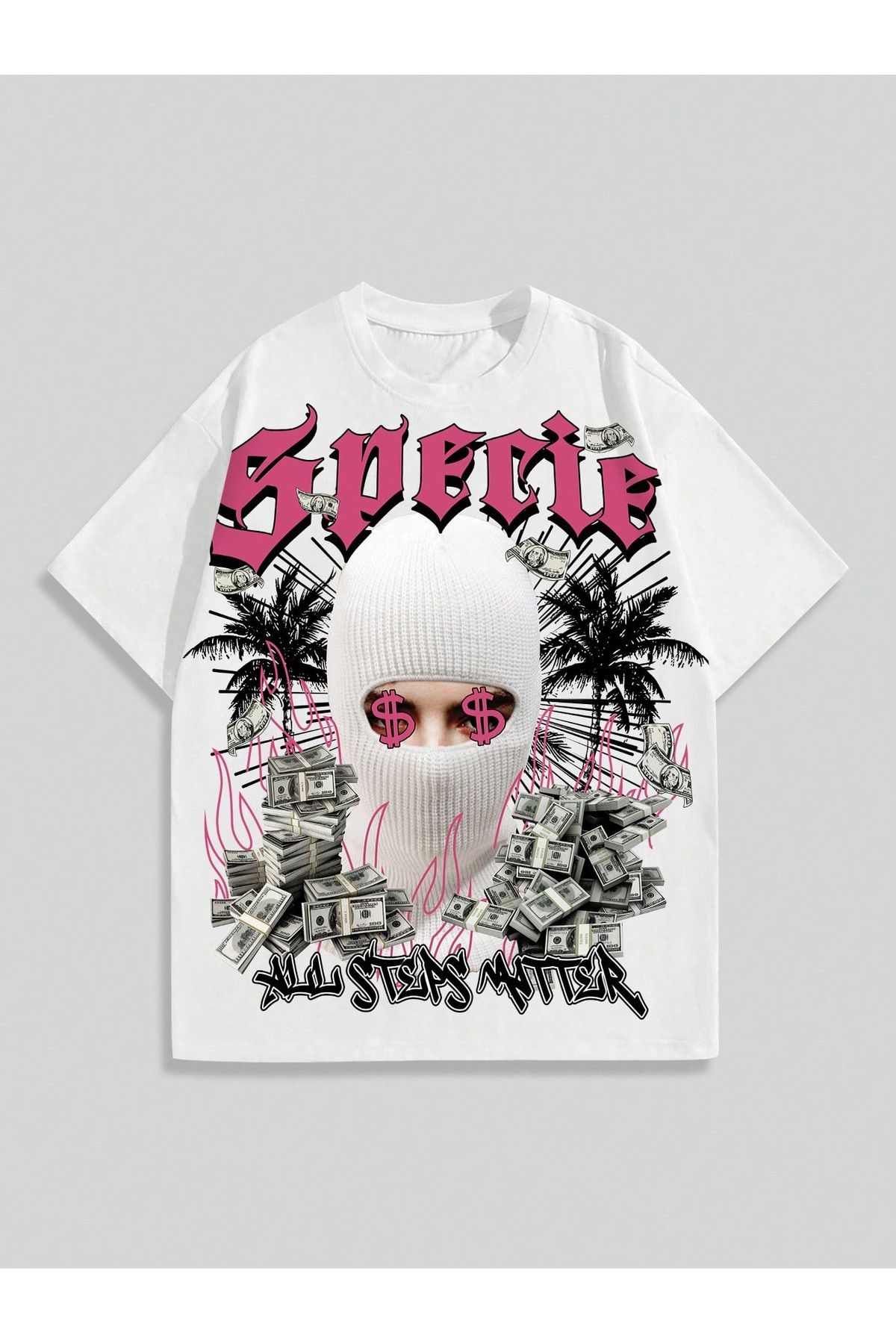 Jose Clothing Oversize Kesim Kısa Kollu Baskılı T-shirt