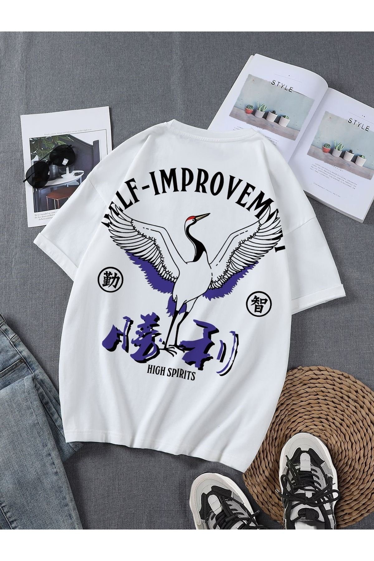 sole stories Oversize Kesim Kısa Kollu Baskılı T-shirt