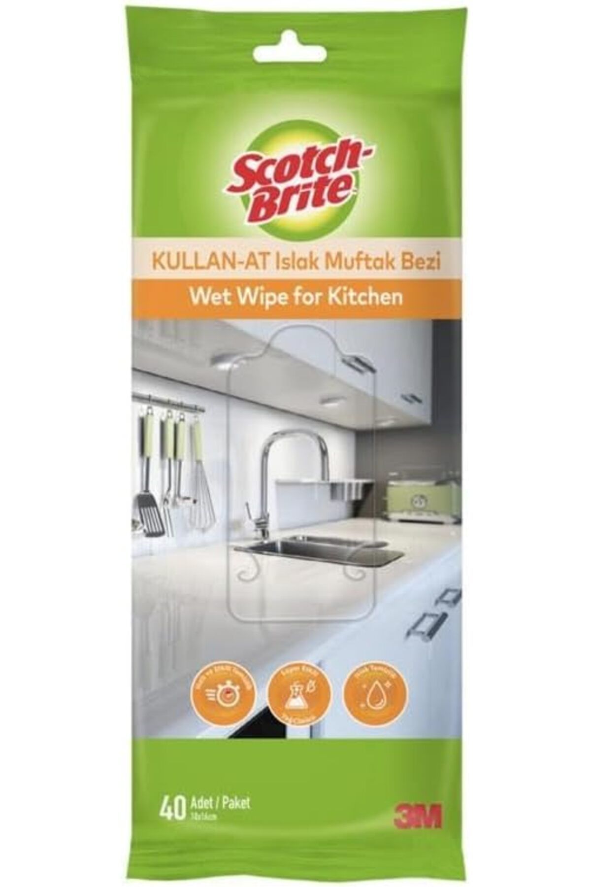 STOREMAX htpshopmx Brite Kullan-At Islak Mutfak Bezi 40 Yaprak str http 1092444