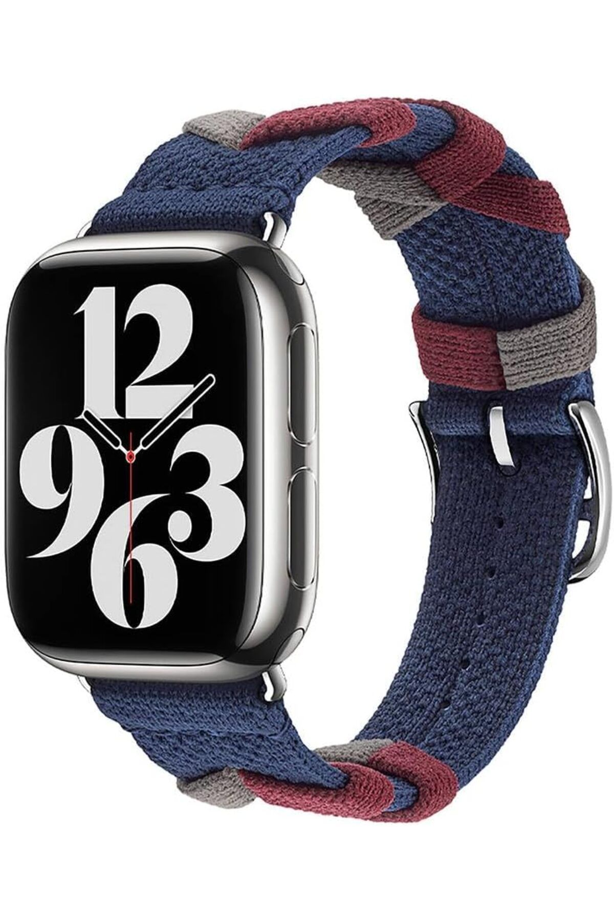 KDROĞLU KDROGLU İle Uyumlu Watch 38mm/40mm KRD-97 Sarmal Örgü Tasarımlı Kordon Lacivert New Desing 1109