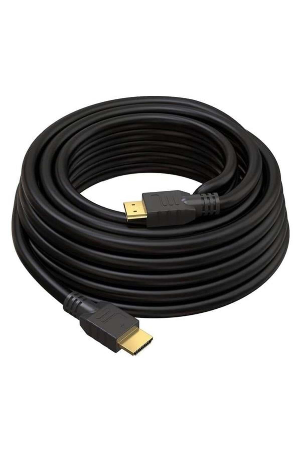 Mu Art Ahşap Powermaster Plastik Düz Hdmi Kablo 30 Metre