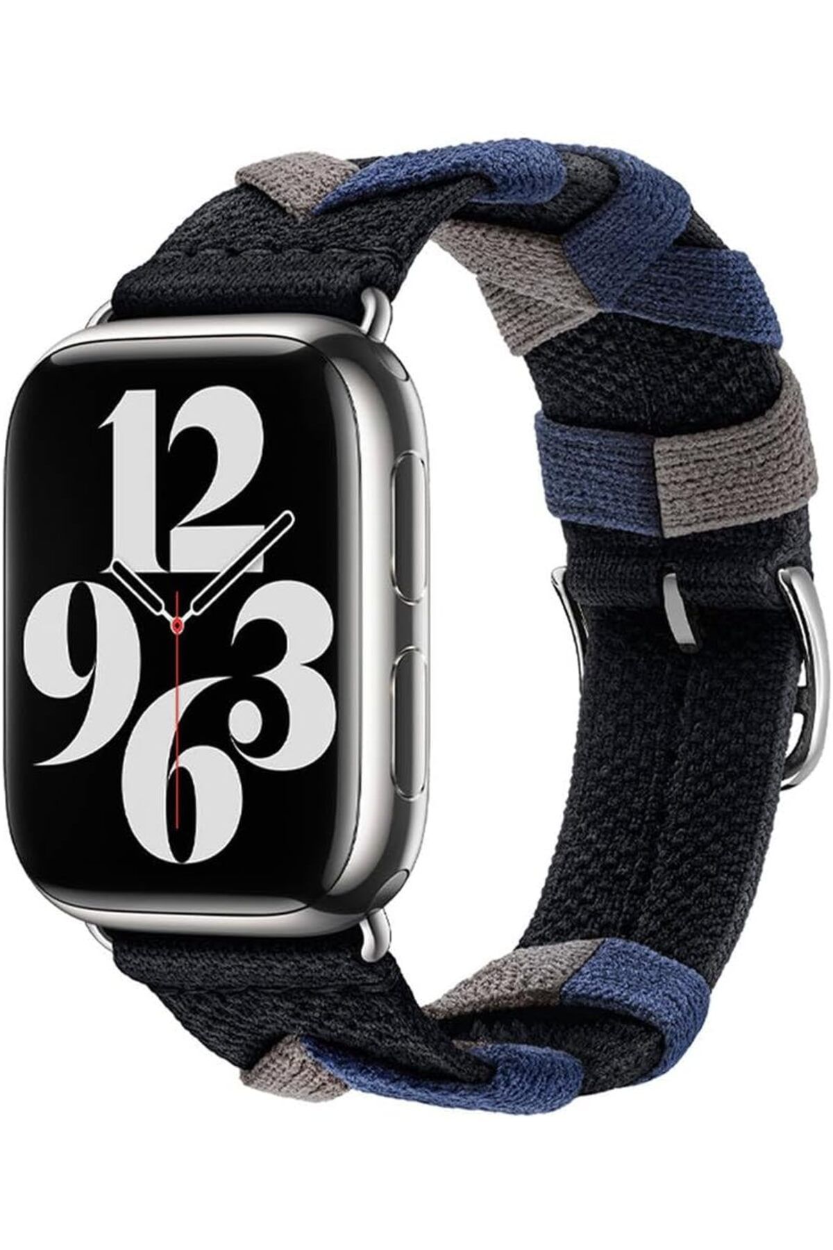 KDROĞLU KDROGLU İle Uyumlu Watch 38mm/40mm KRD-97 Sarmal Örgü Tasarımlı Kordon Siyah New Desing 1109836