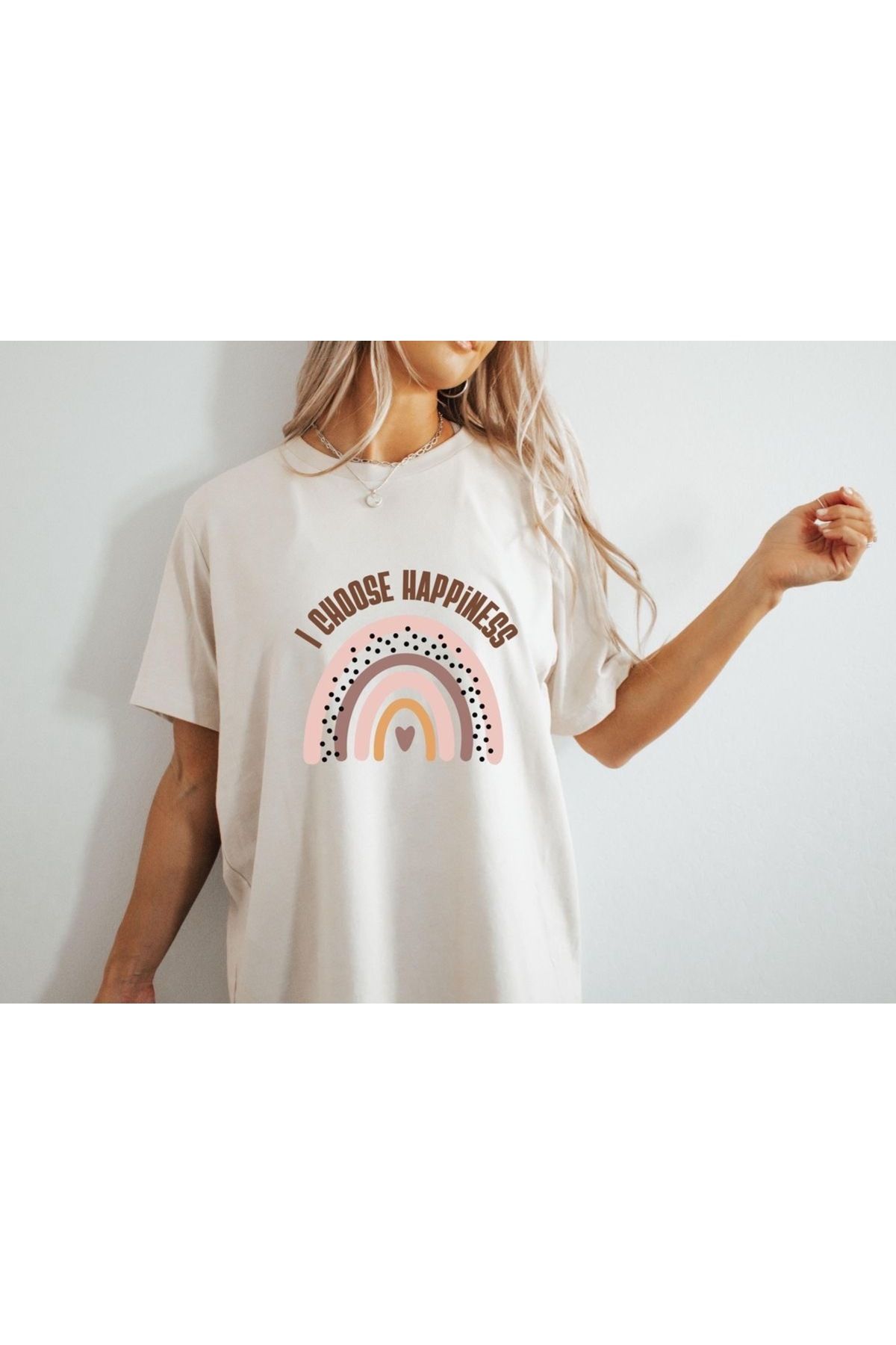 sole stories Oversize Kesim Kısa Kollu Baskılı T-shirt