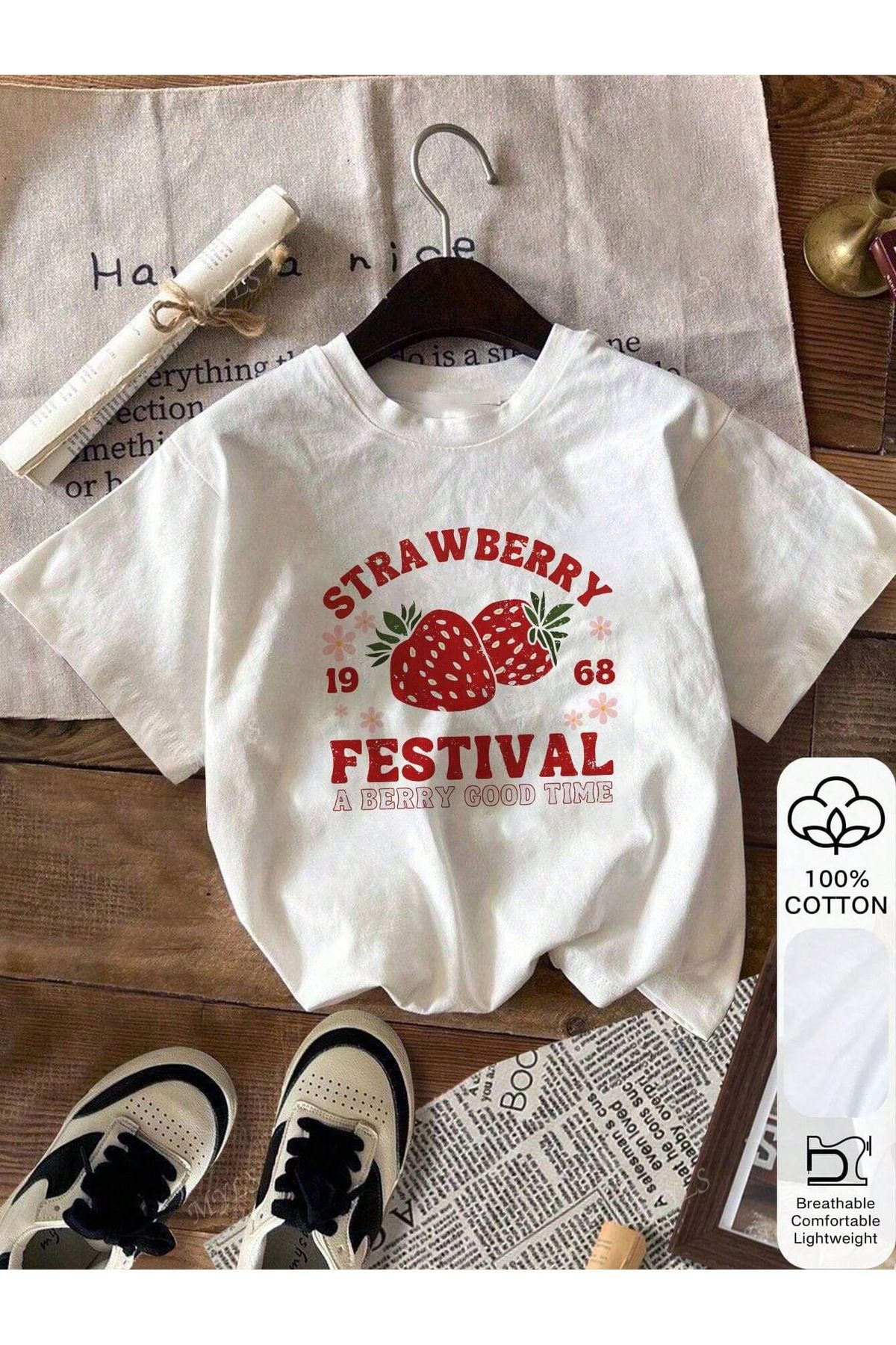Jose Clothing Oversize Kesim Kısa Kollu Baskılı T-shirt