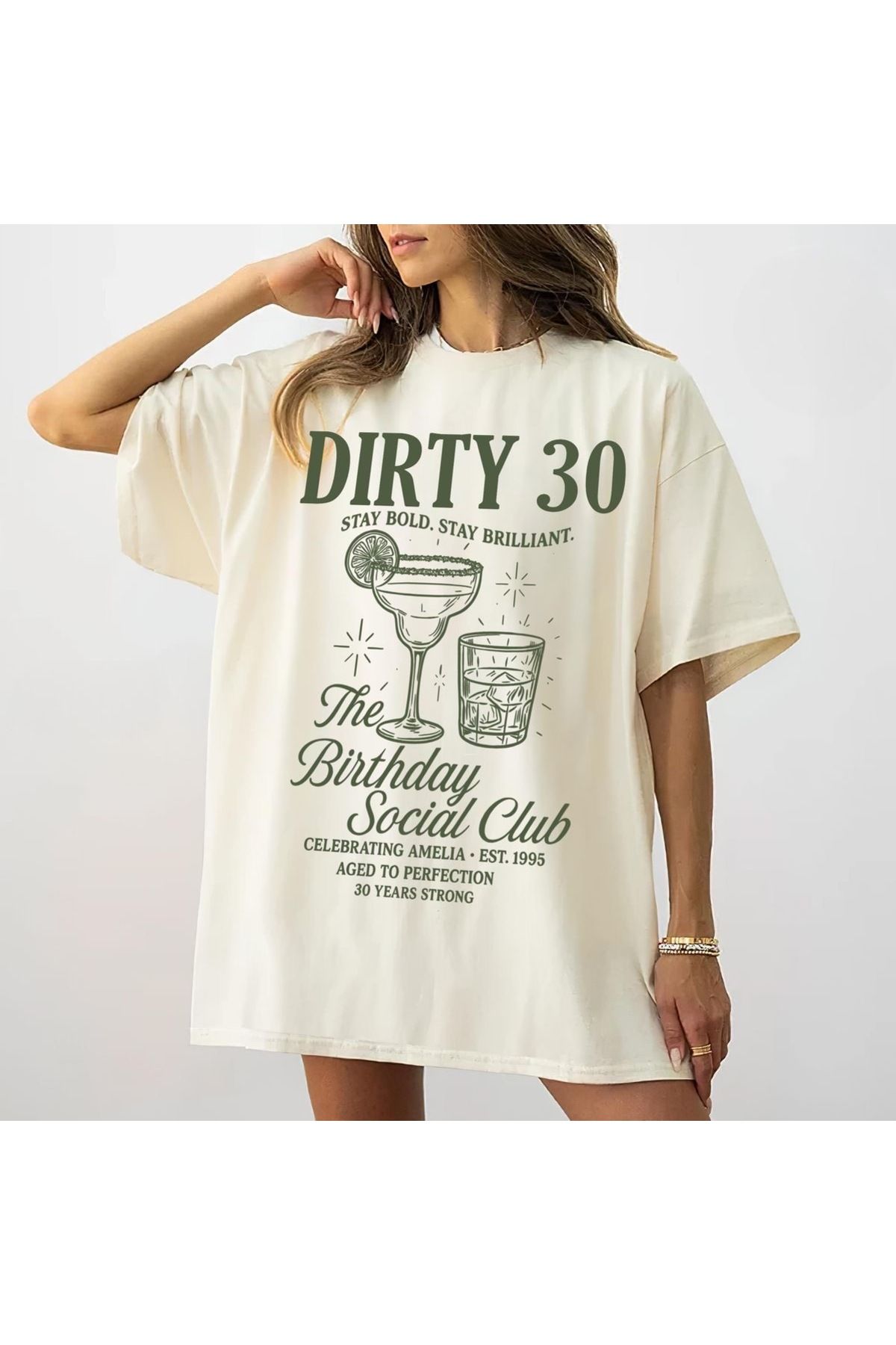 Jose Clothing Oversize Kesim Kısa Kollu Baskılı T-shirt