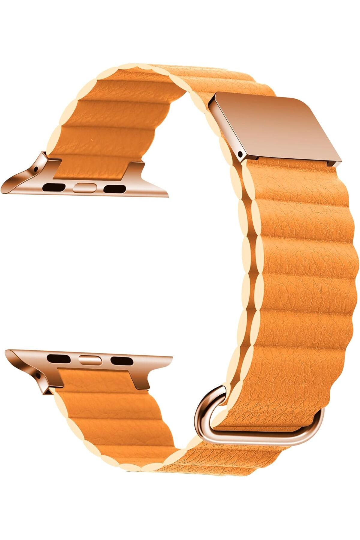 KDROĞLU GEÇMEZ İle Uyumlu Watch 38mm/40mm KRD-78 PU Deri Kordon Strap Kayış Kırmızı AVM 111