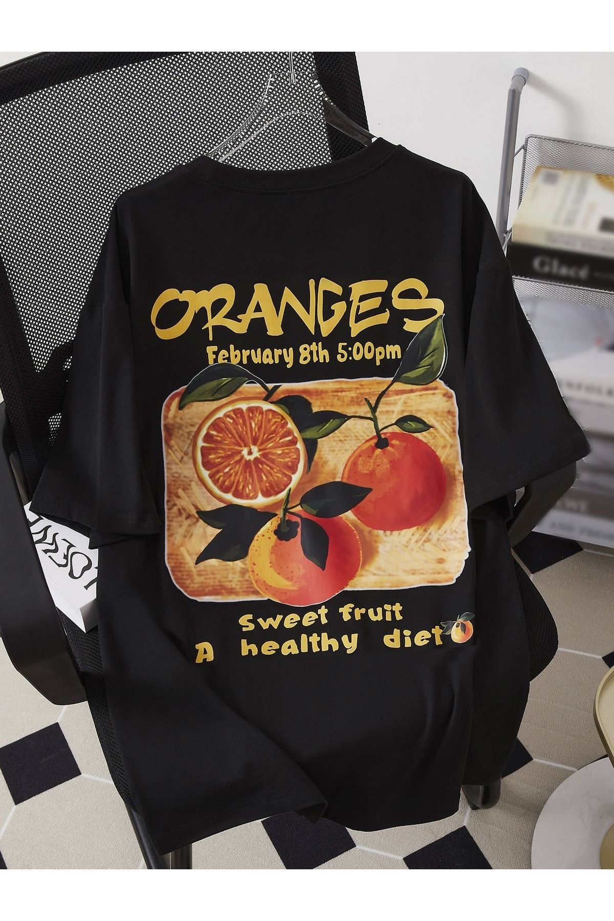 sole stories Oversize Kesim Kısa Kollu Baskılı T-shirt