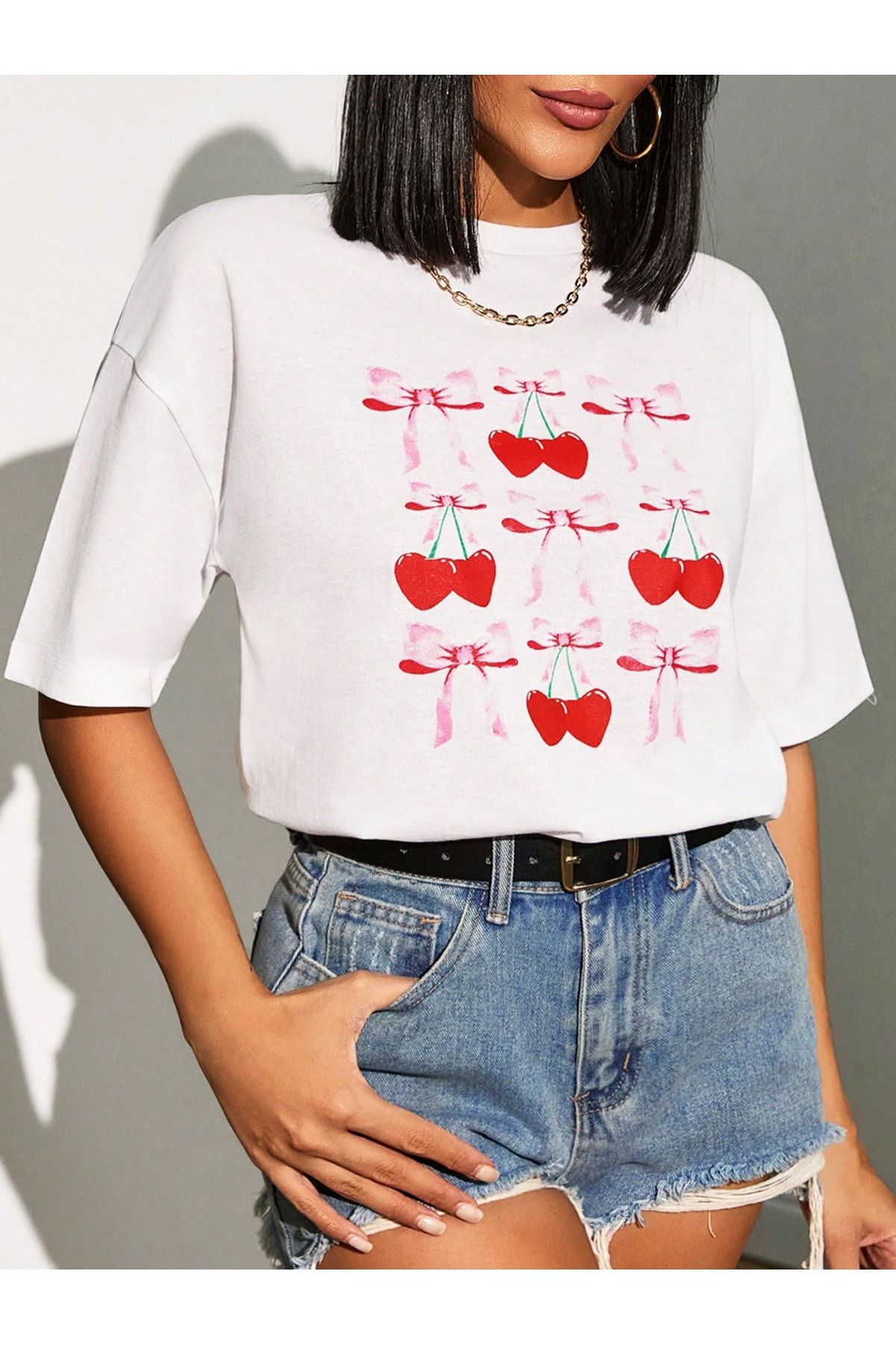 Jose Clothing Oversize Kesim Kısa Kollu Baskılı T-shirt