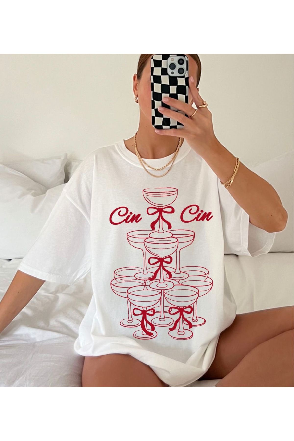 sole stories Oversize Kesim Kısa Kollu Baskılı T-shirt
