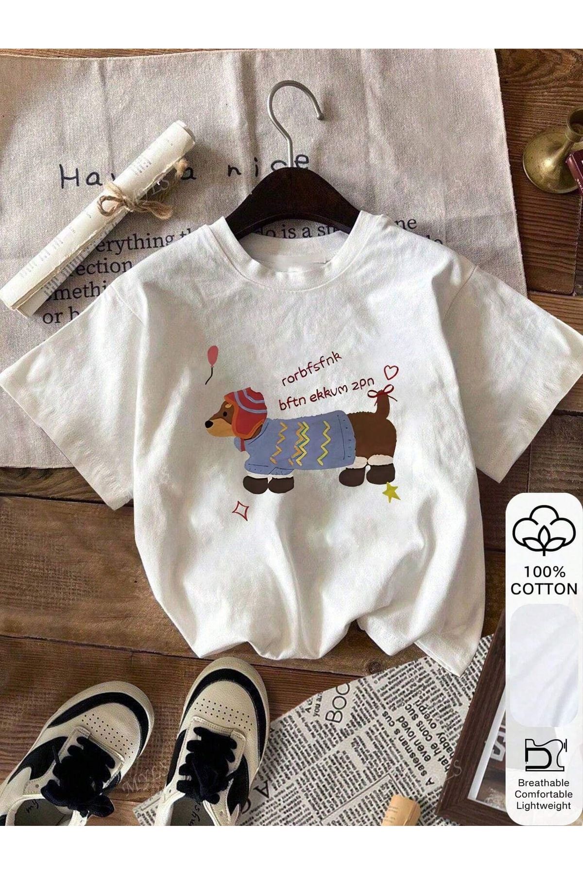 Jose Clothing Oversize Kesim Kısa Kollu Baskılı T-shirt