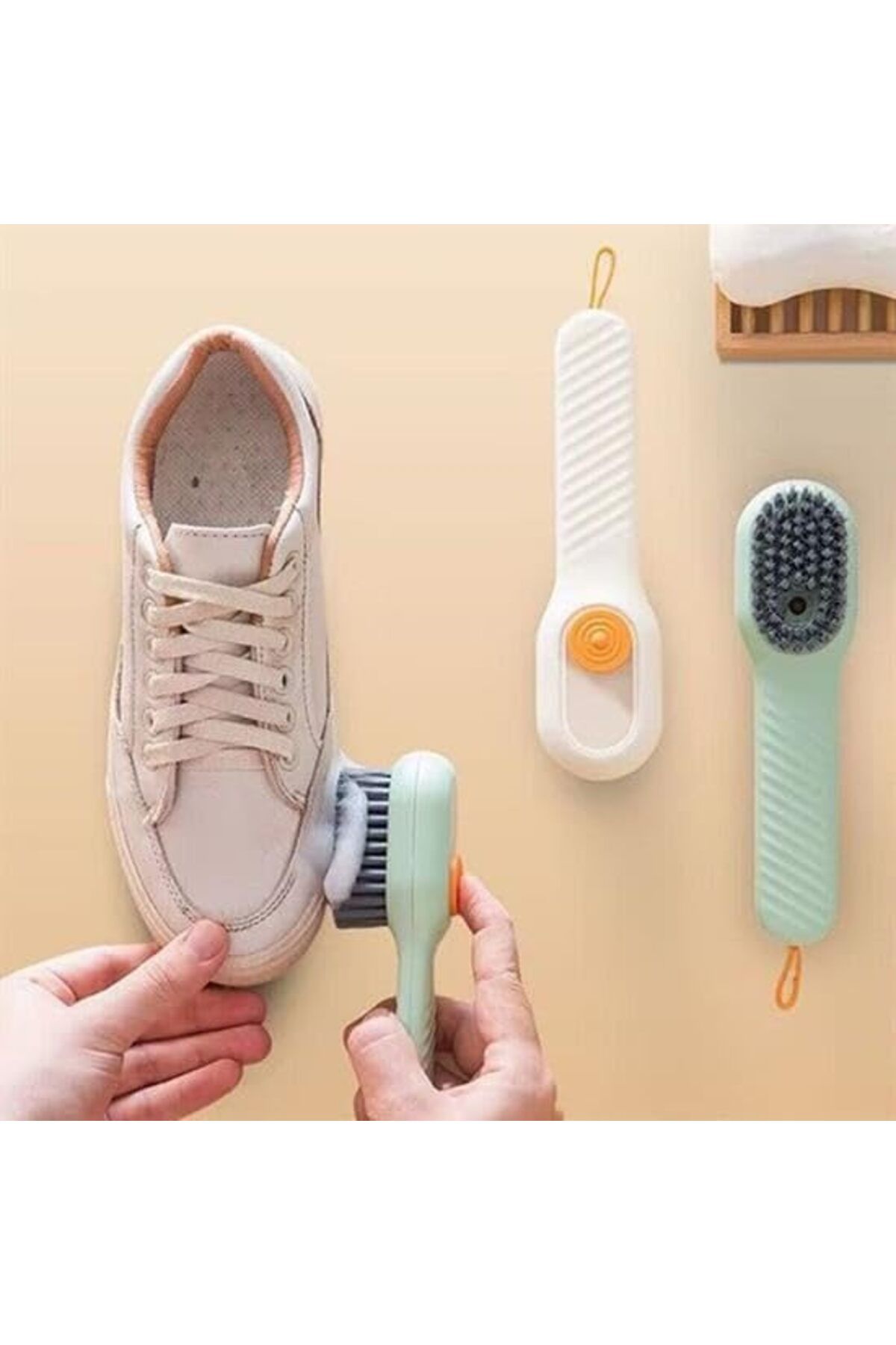 STOREMAX htpshopmx Hazneli Süet Bot Nubuk Ayakkabı Temizleme Fırçası Mutfak Banyo Fırçası Çok Amaçl
