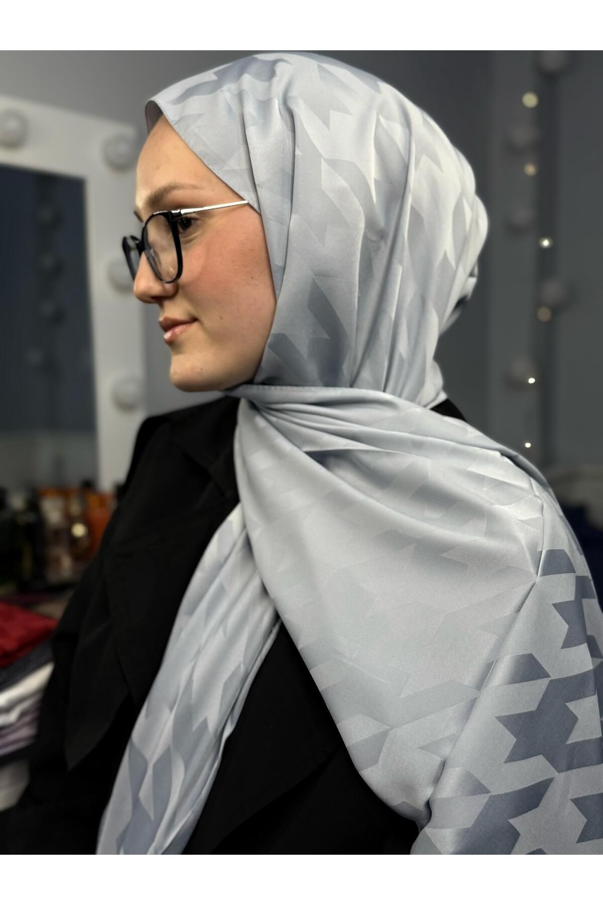 Twentytwo scarf Günlük Şal| Kaz Ayağı Desenli Şal| Desenli Şal| Jakarlı Şal| Desenli Jakarlı Şal| Pamuklu Şal