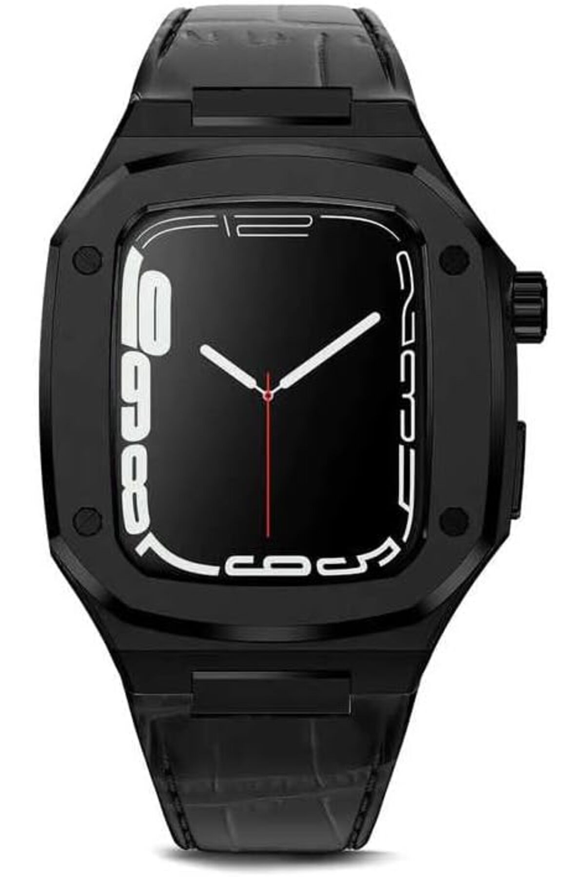 ÇAĞUR KDROGLU İle Uyumlu Watch 44mm KRD-67 Kordon Siyah YENİ 1109945