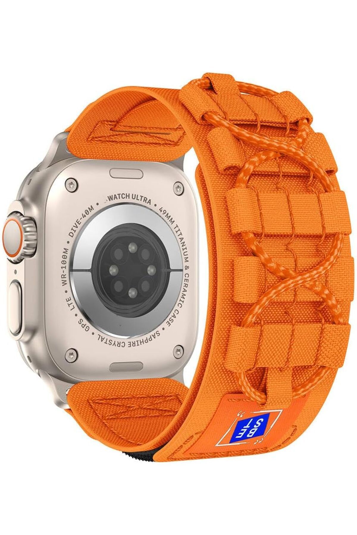 ÇAĞUR KDROGLU İle Uyumlu Watch 42mm KRD-99 Hasır Kordon Turuncu YENİ 1109945