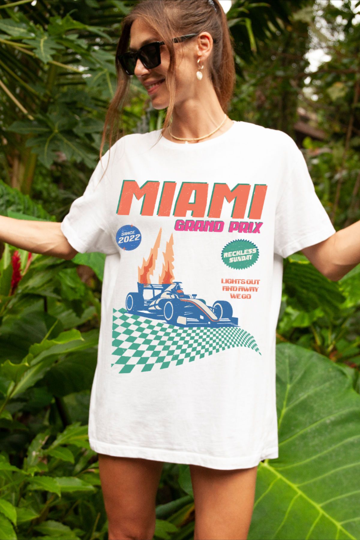 sole stories Oversize Kesim Kısa Kollu Baskılı T-shirt