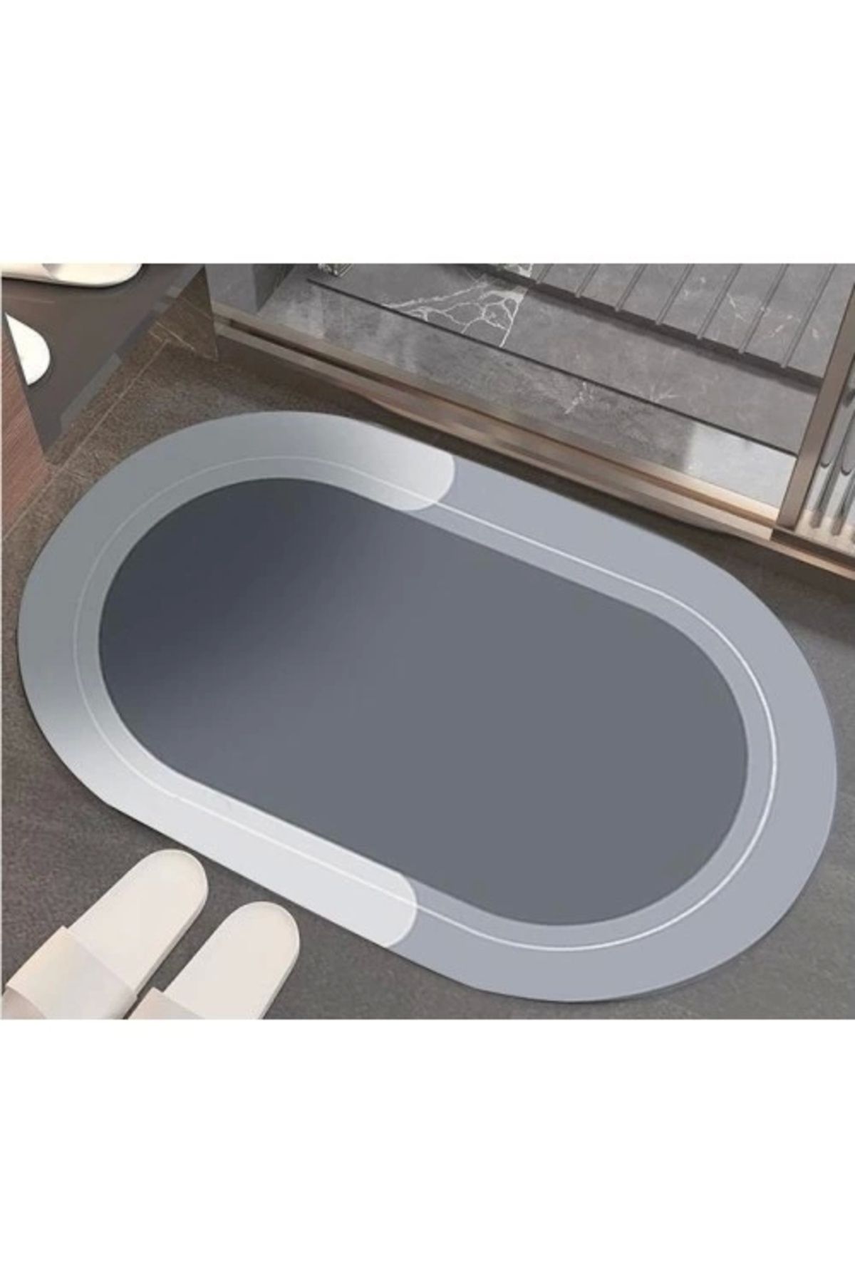 HayMed Oval Süper Emıcı Banyo Paspası