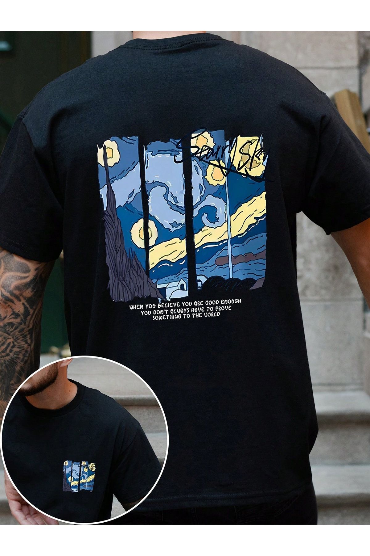 Jose Clothing Oversize Kesim Kısa Kollu Baskılı T-shirt