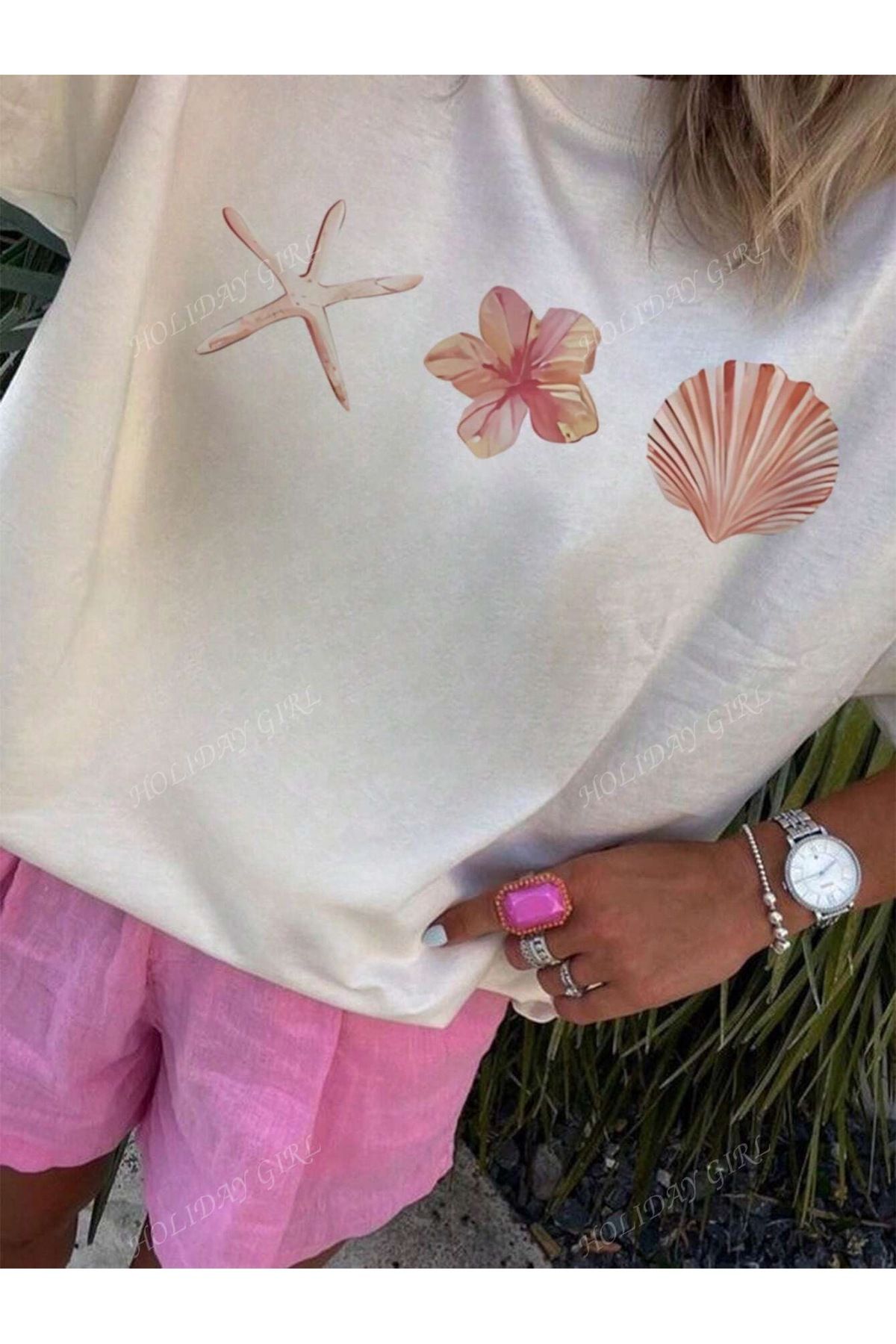 sole stories Oversize Kesim Kısa Kollu Baskılı T-shirt