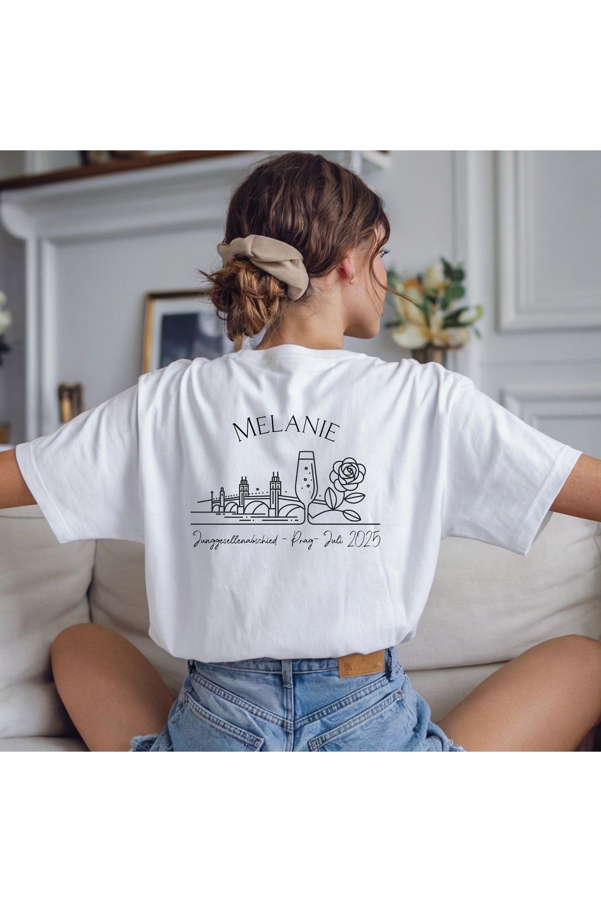 Jose Clothing Oversize Kesim Kısa Kollu Baskılı T-shirt