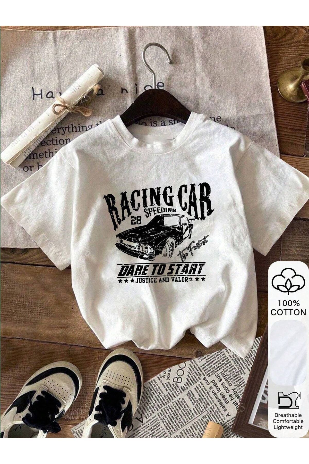 Jose Clothing Oversize Kesim Kısa Kollu Baskılı T-shirt