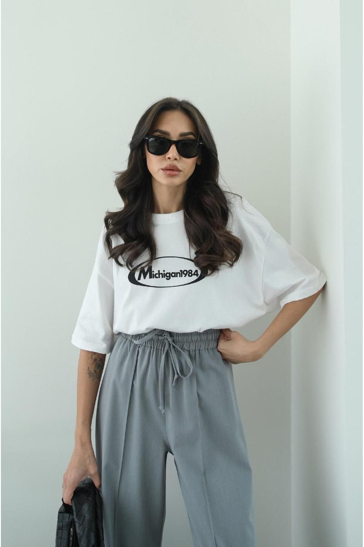 Jose Clothing Oversize Kesim Kısa Kollu Baskılı T-shirt