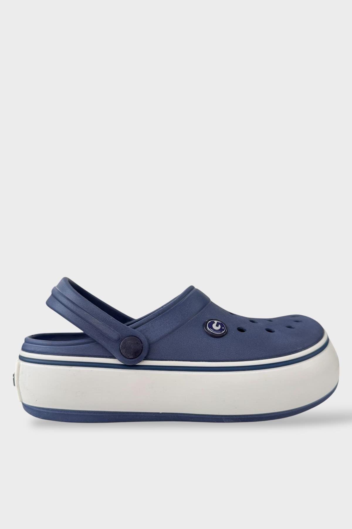 Liger Unisex Comfort Medikal Hemşire Sabo Sandalet Terlik LACİVERT