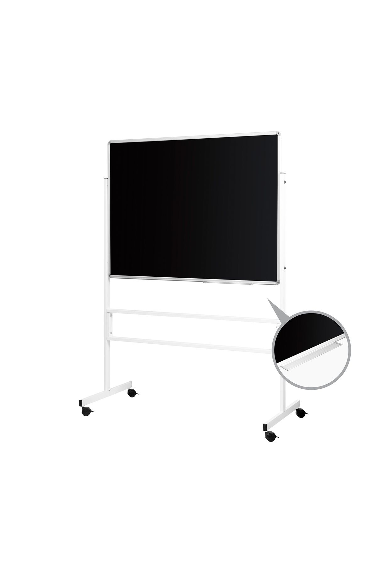 Penguen 100 cm x 140 cm Mobil Ayaklı Tek Yüzlü Kara Tahta