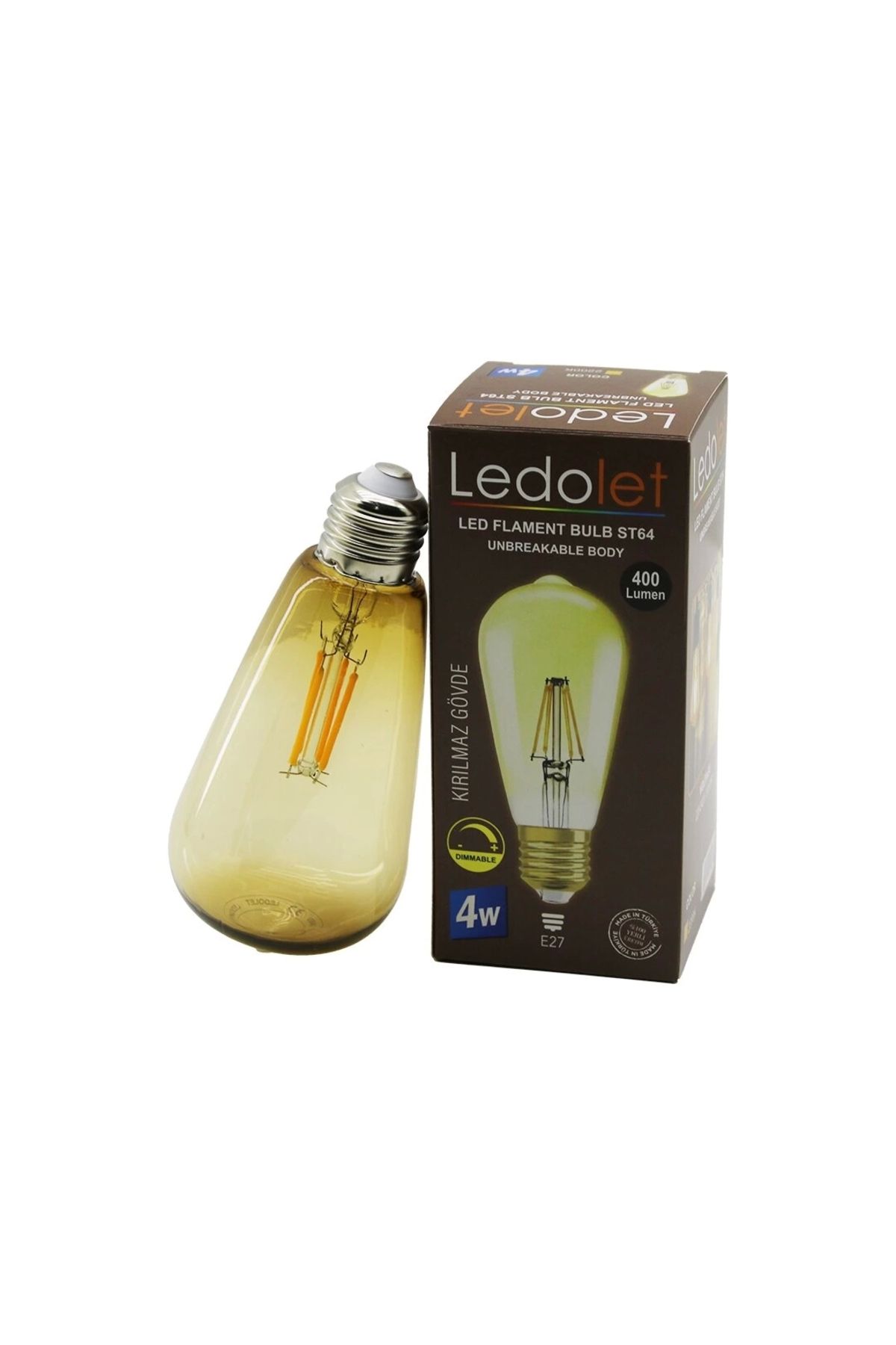 HayMed Ledolet St-064 4w - E27 Rustik Ampul 400lumen (4172)