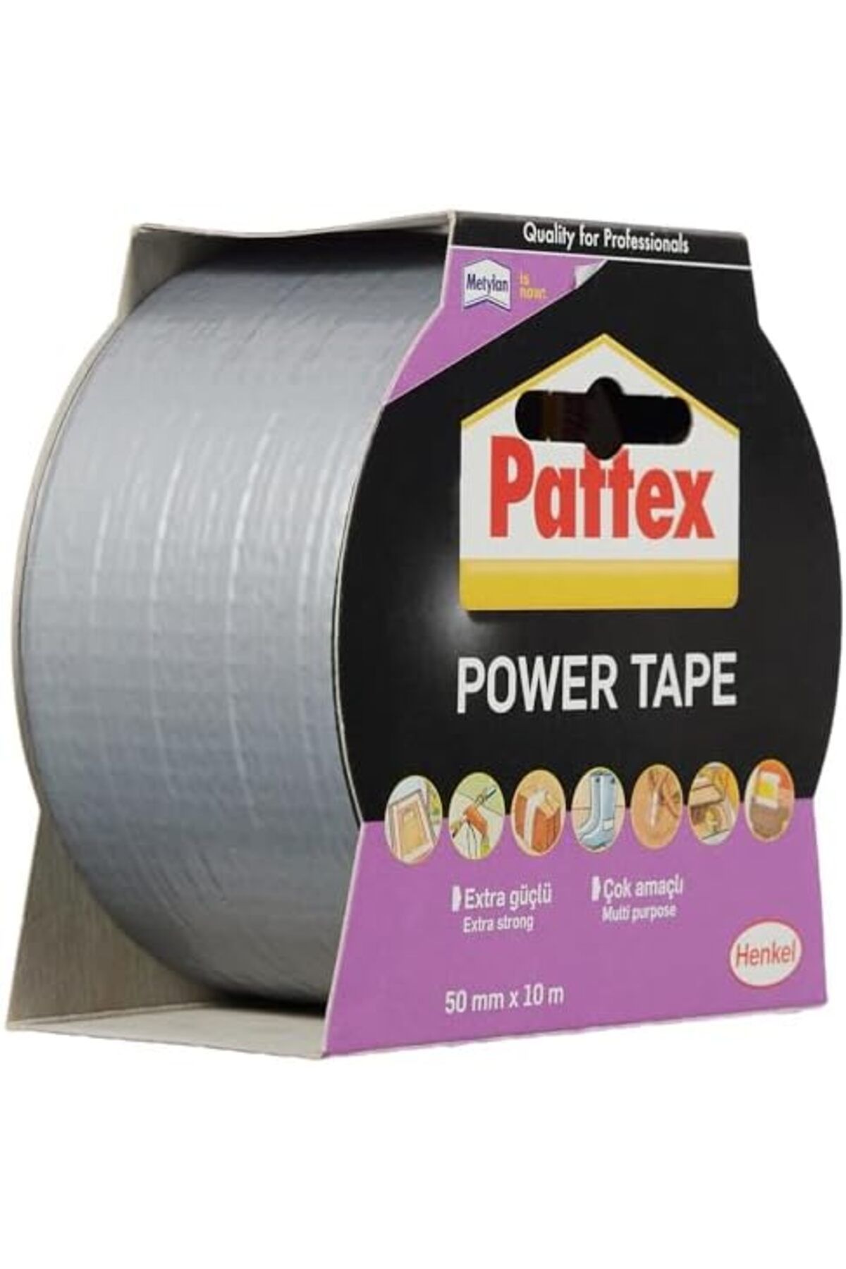 KDROĞLU plamystical Power Tape Gri Renkli 50mm x 10m newing 1139529