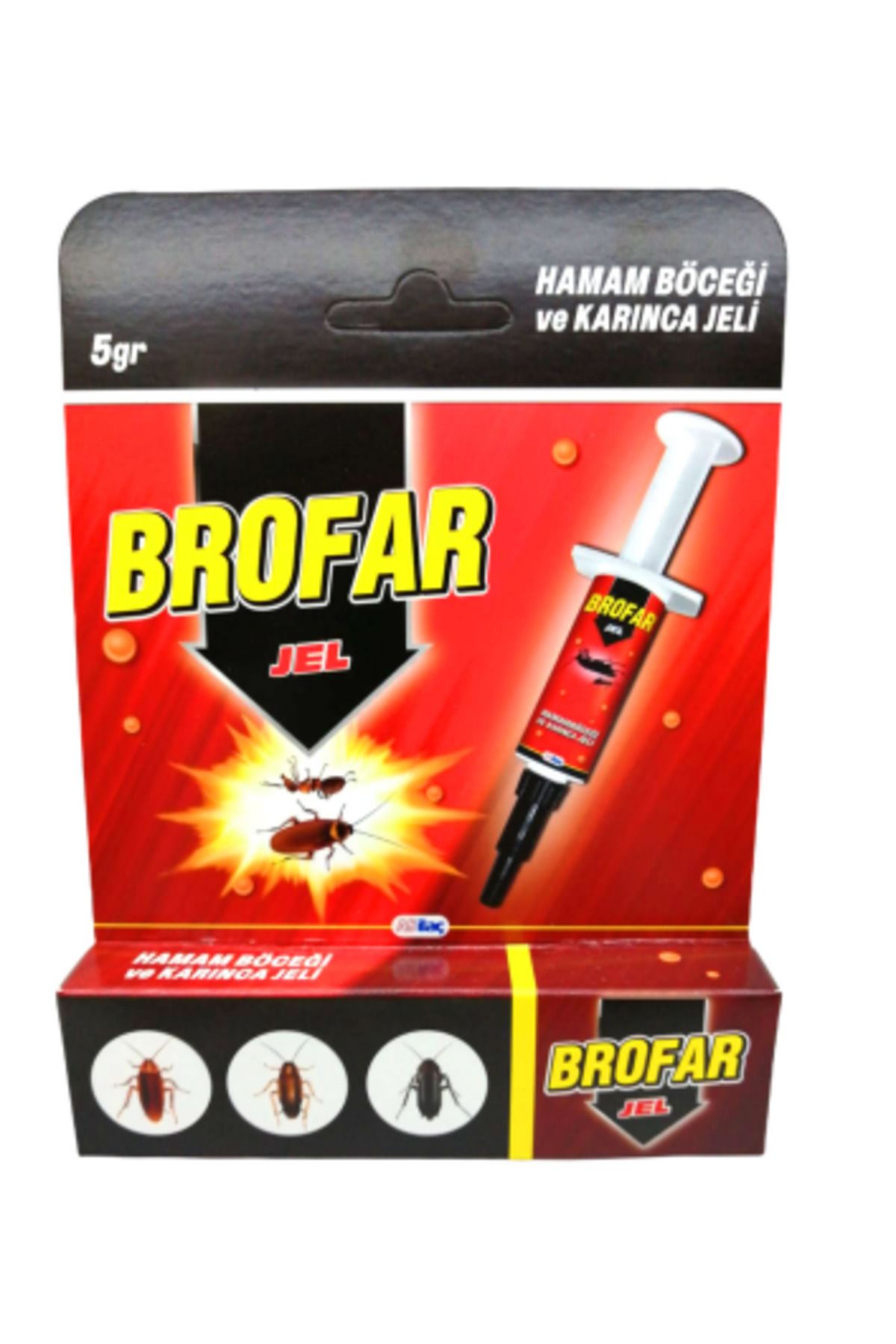 KDROĞLU KDROGLU HAMAMBÖCEĞİ VE KARINCA JELİ ŞIRINGA 5GR New Desing 1109836