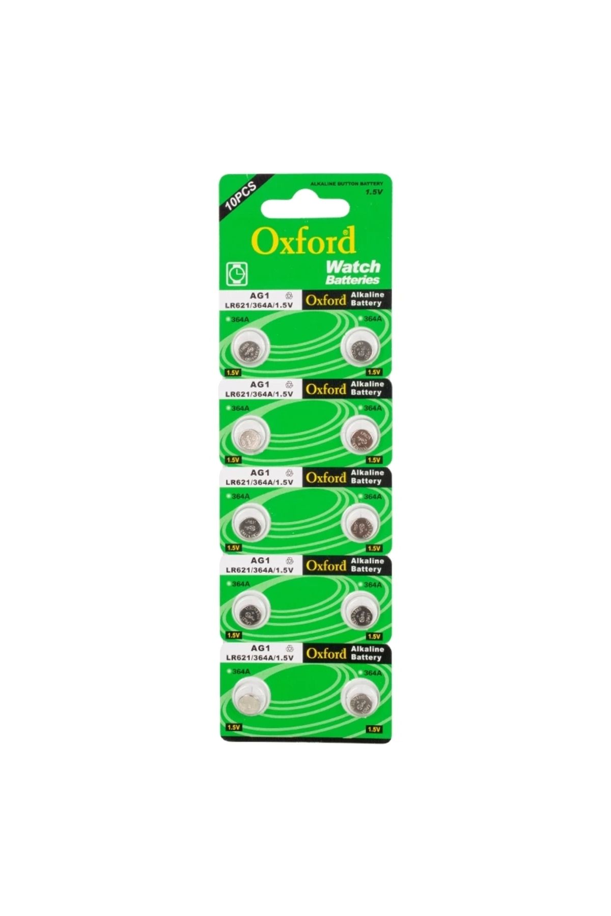 HayMed Oxford Ag1 Lr621 Alkalin Saat Pili 10lu Paket * TıanQıu (4172)