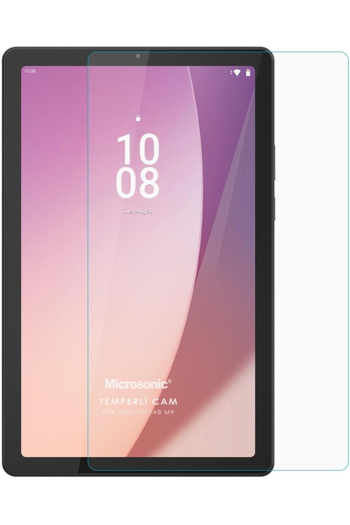DERİK KADROĞLU Tab M9 Tempered Glass Cam Ekran Koruyucu [Tab M9 ile Uyumlu Ekran Koruyucu - Şeffaf] Yeni