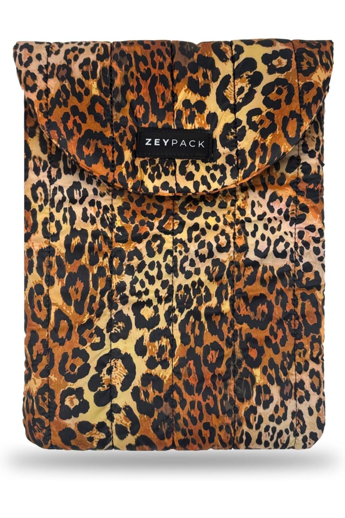 ÇAĞUR çağur Puffer Leopar Laptop Case, Su itici, Koruyucu Pedli Bilgisayar Çantası,13’’/14’’,