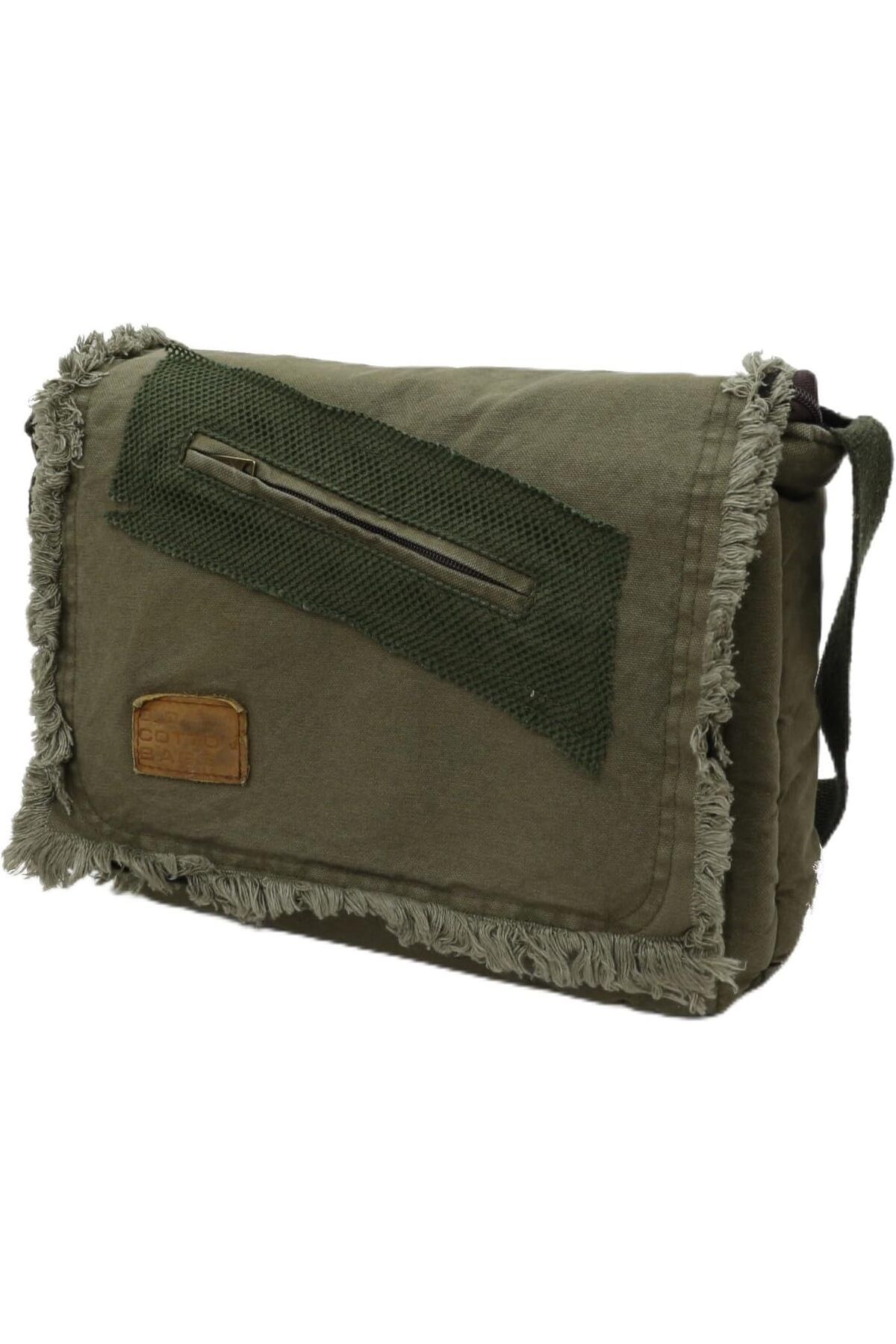 ÇAĞUR çağur Cotton Cargo 7136 Vintage Günlük Omuz Postacı Kanvas Okul 14 inch Laptop Çantası YENİ