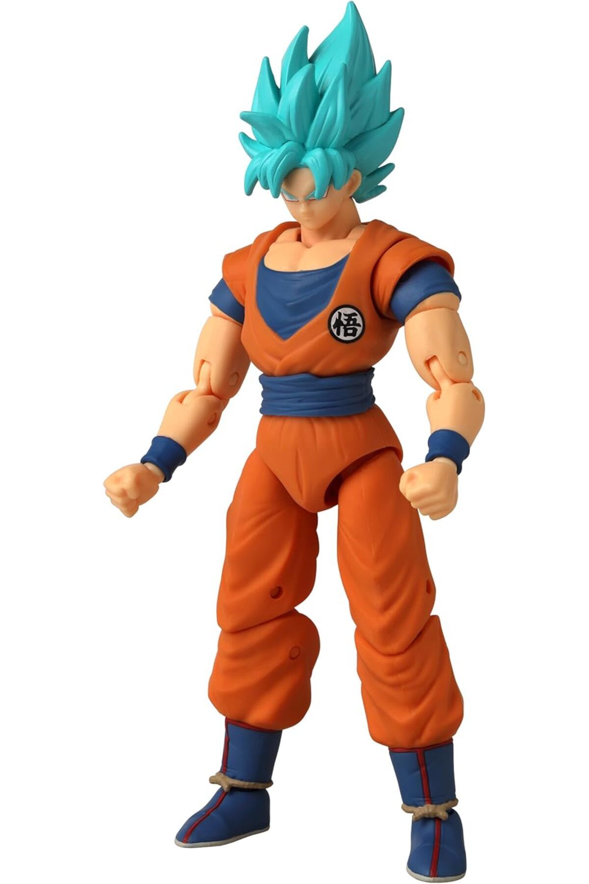 KDROĞLU 16 cm Dragon Ball Super Saiyan Blue Goku Poz Verilebilir Figür, Dragon Stars Serisi