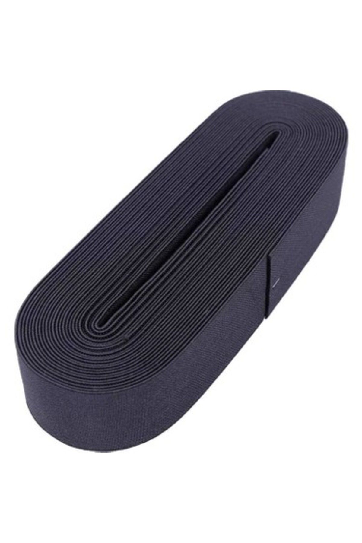 KDROĞLU GEÇMEZ SİYAH - 4CM PAÇA LASTİK YASSI GENİŞ 10MT. AVM 1114477