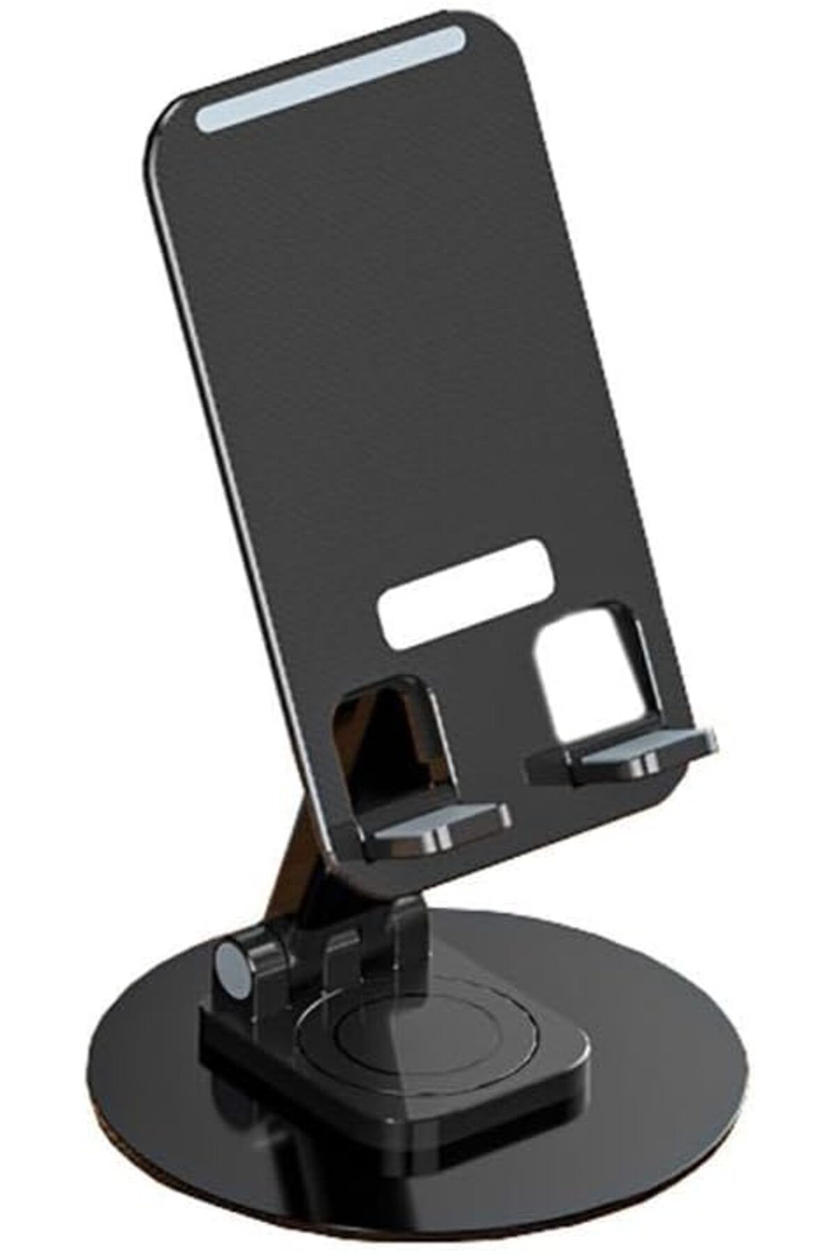 KDROĞLU KDROGLU BN69 Masaüstü Telefon Tutucu Döner Tasarımlı Yükselticili Alüminyum Tabanlı New Desi