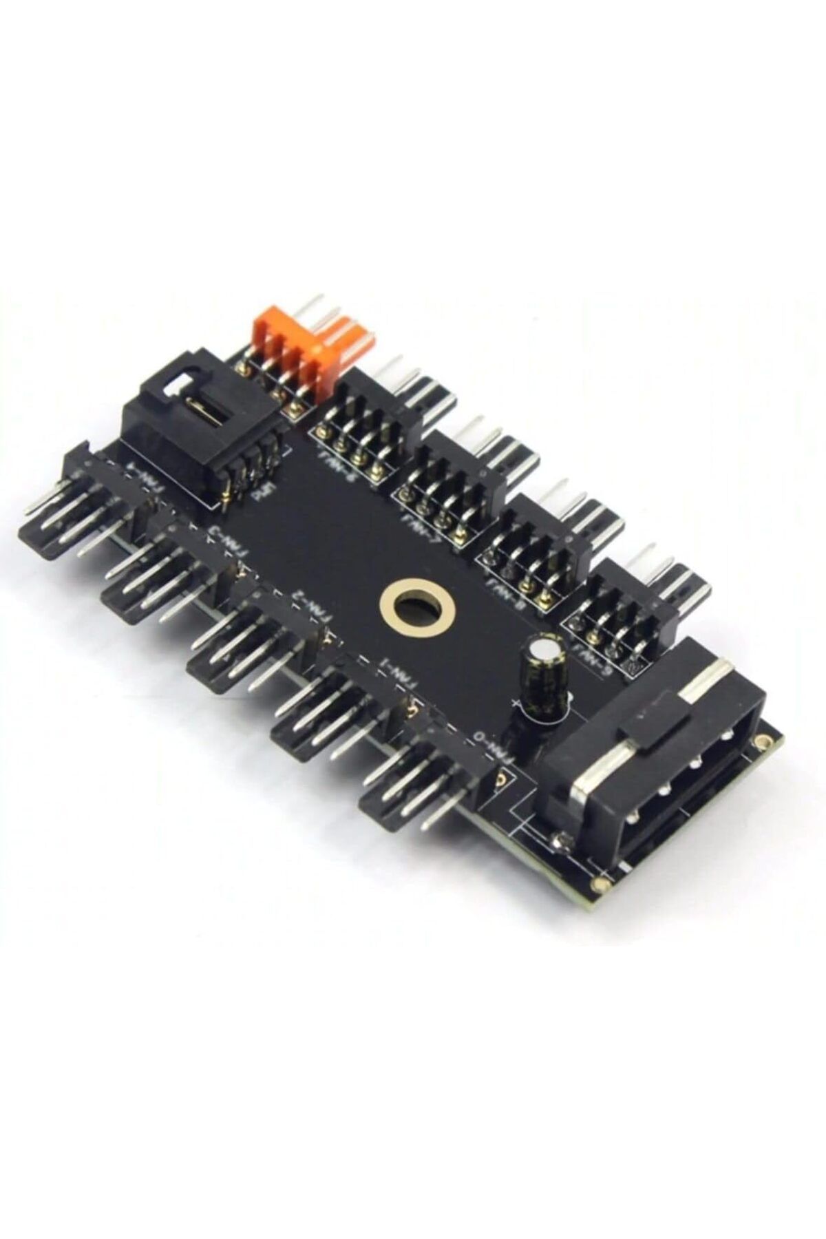 KDROĞLU GEÇMEZ Fan Çoklayıcı Adaptör ve Kablosu 10 Port Fan Power Ide Switch Pwm Çoğaltıcı Hub 4337