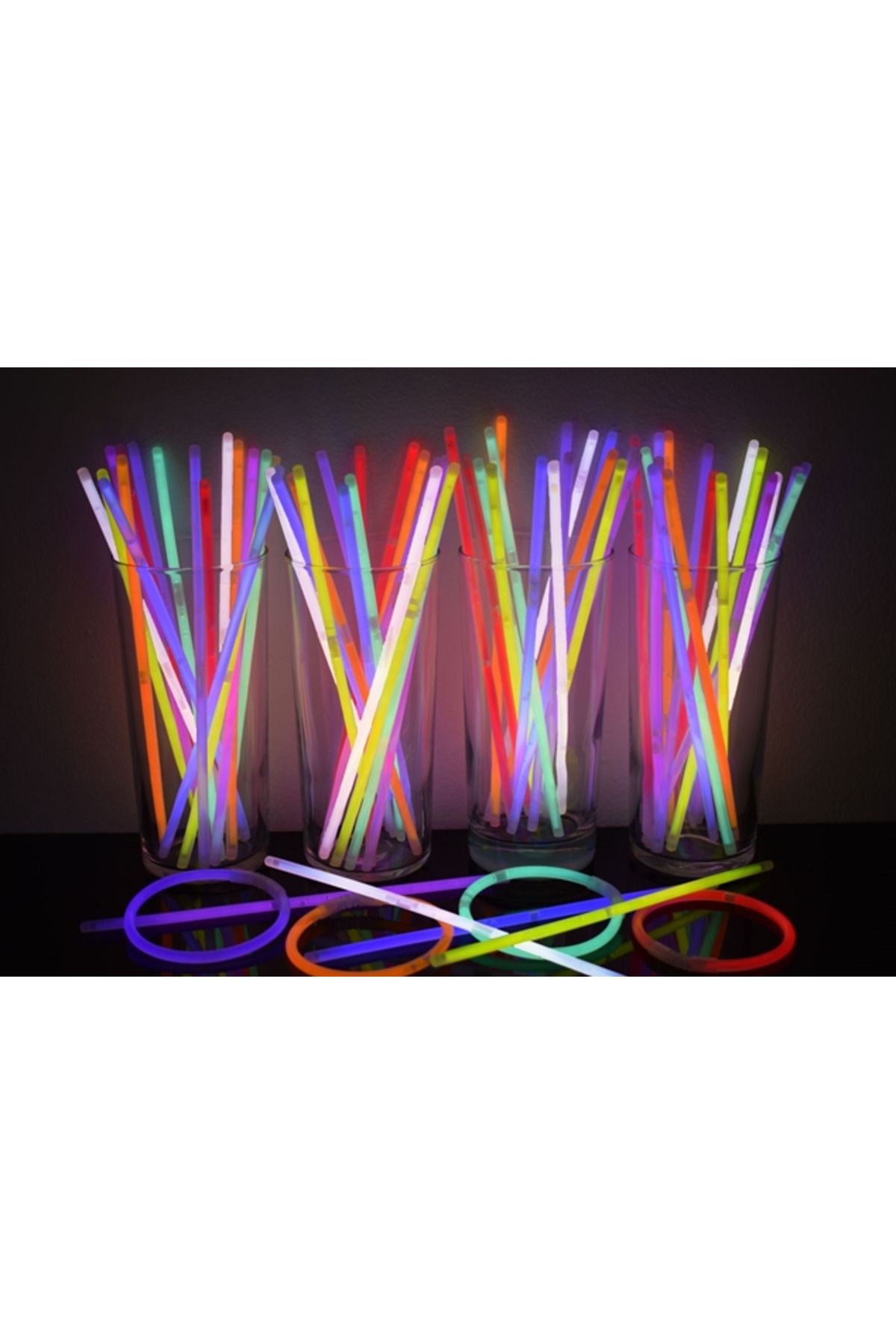 KDROĞLU KDROGLU Glow Fosforlu Neon Bileklik 50 Adet New Desing 1109836